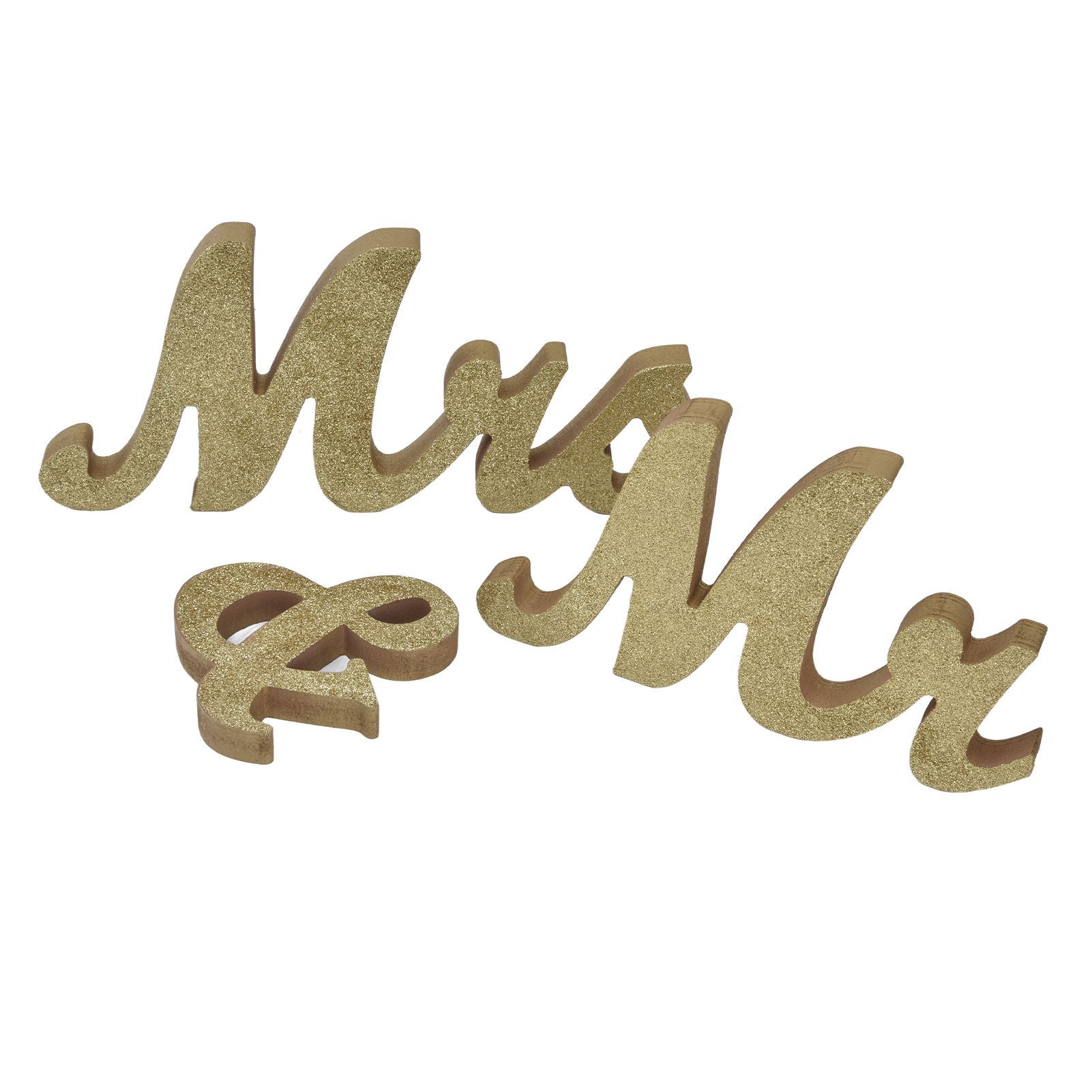 Mr Mrs Sign Wedding Table Decorations English Letter Ornament Props for view 6