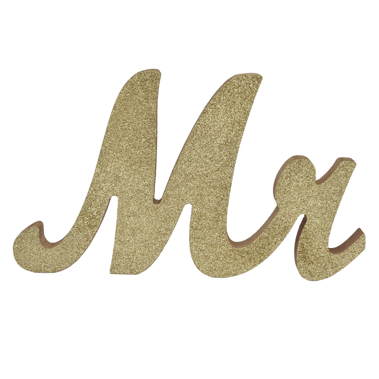 Mr Mrs Sign Wedding Table Decorations English Letter Ornament Props for view 13