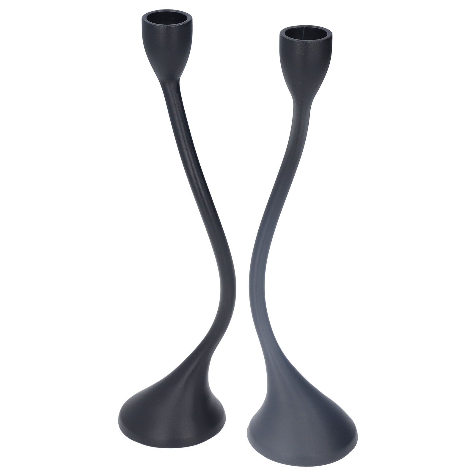 Candle Holder Zinc Alloy High Foot European Style Romantic Simple Retro Black view 10