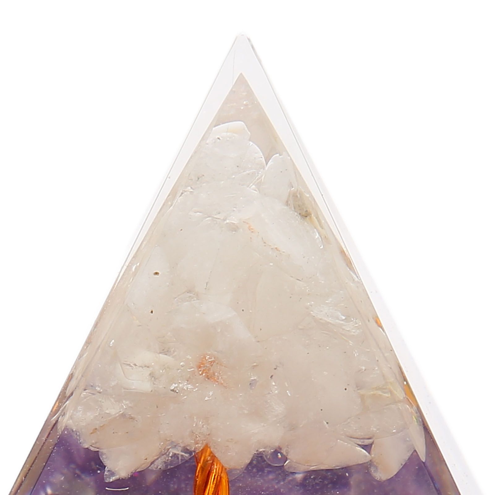 Pyramid Epoxy Ornament Good Durability Exquisite Workmanship Gravel Pyramid view 14