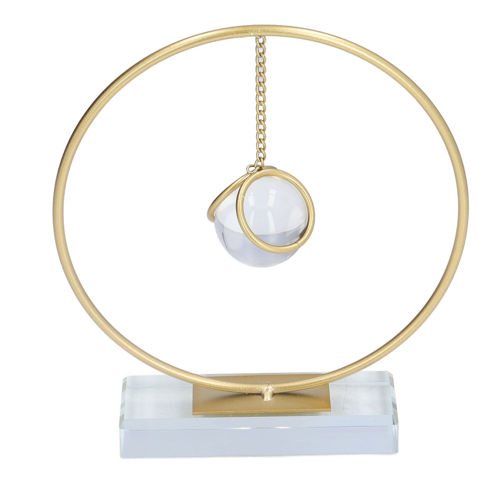 Crystal Ball Ornament Modern Simple Abstract Style Add Vitality Safe Durable view 2