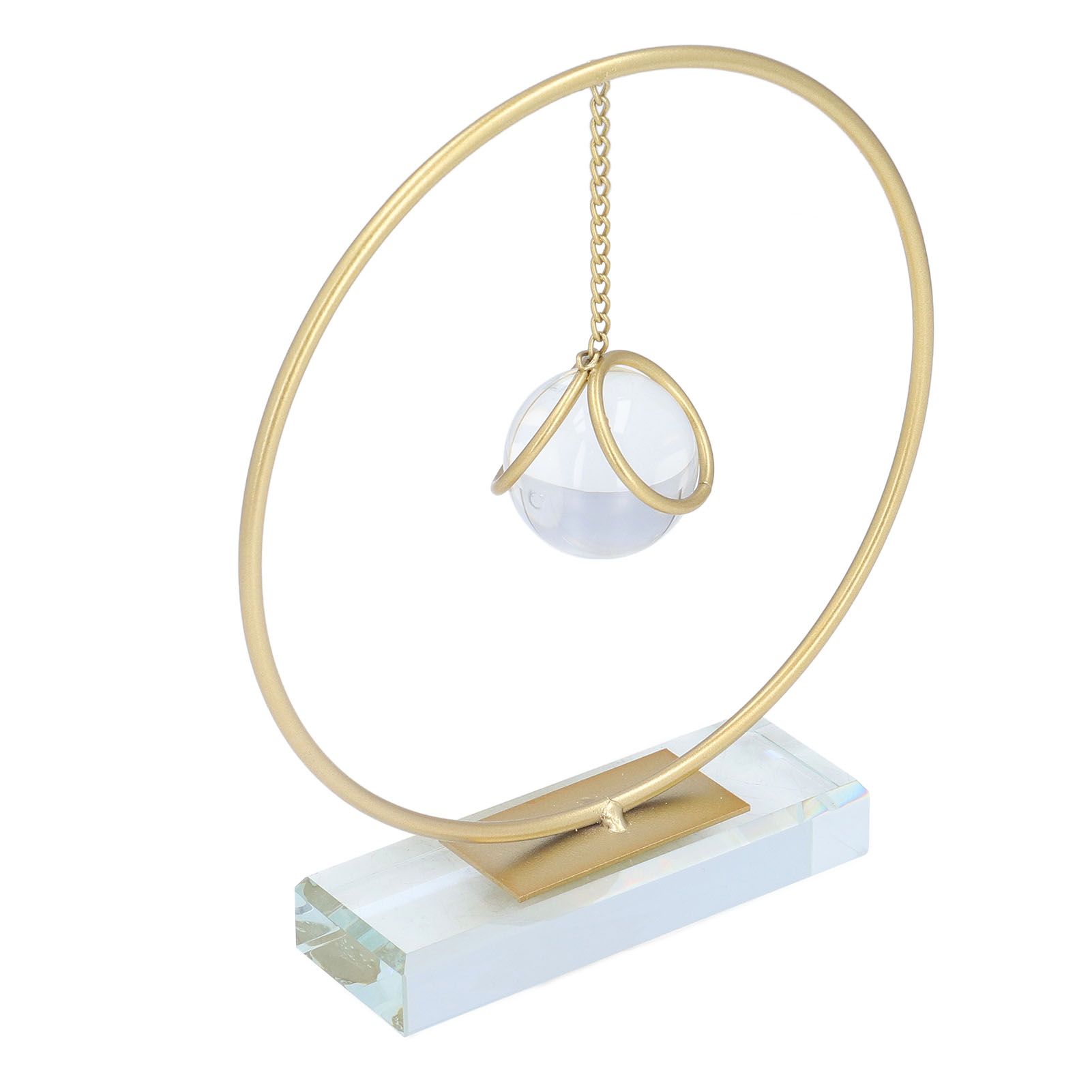 Crystal Ball Ornament Modern Simple Abstract Style Add Vitality Safe Durable view 3