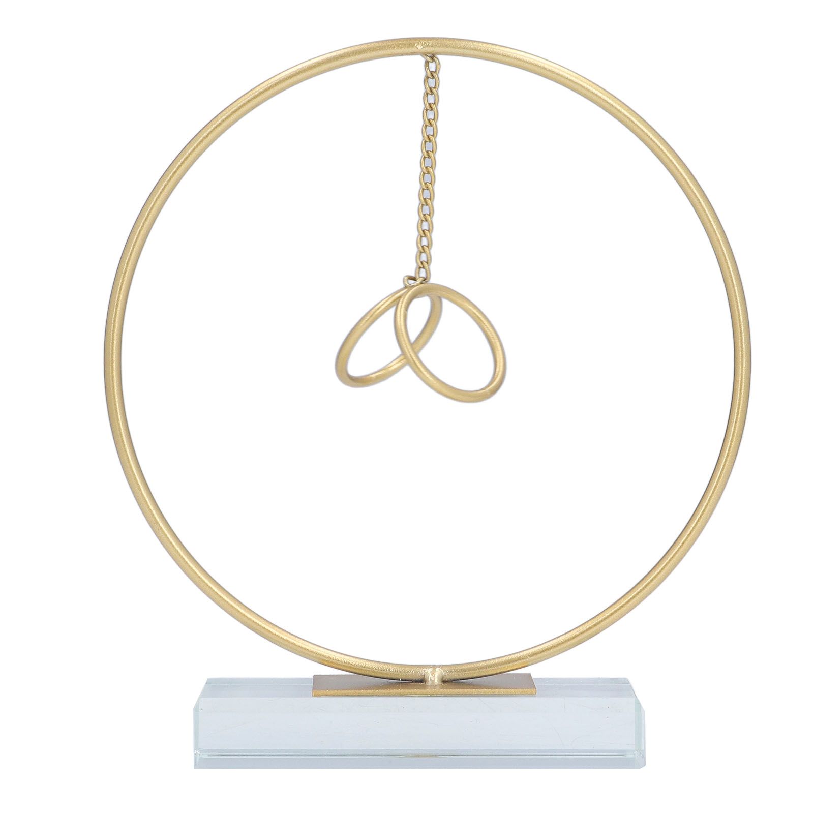 Crystal Ball Ornament Modern Simple Abstract Style Add Vitality Safe Durable view 4