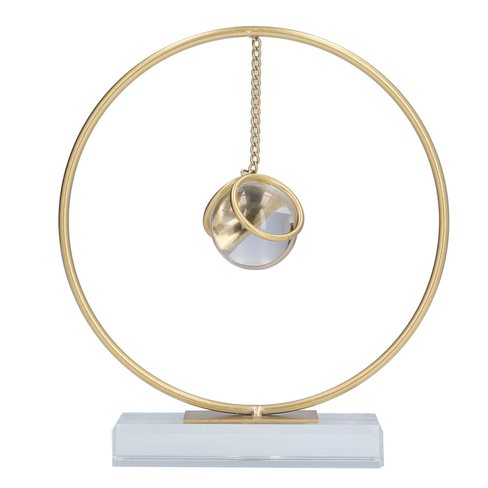 Crystal Ball Ornament Modern Simple Abstract Style Add Vitality Safe Durable view 6