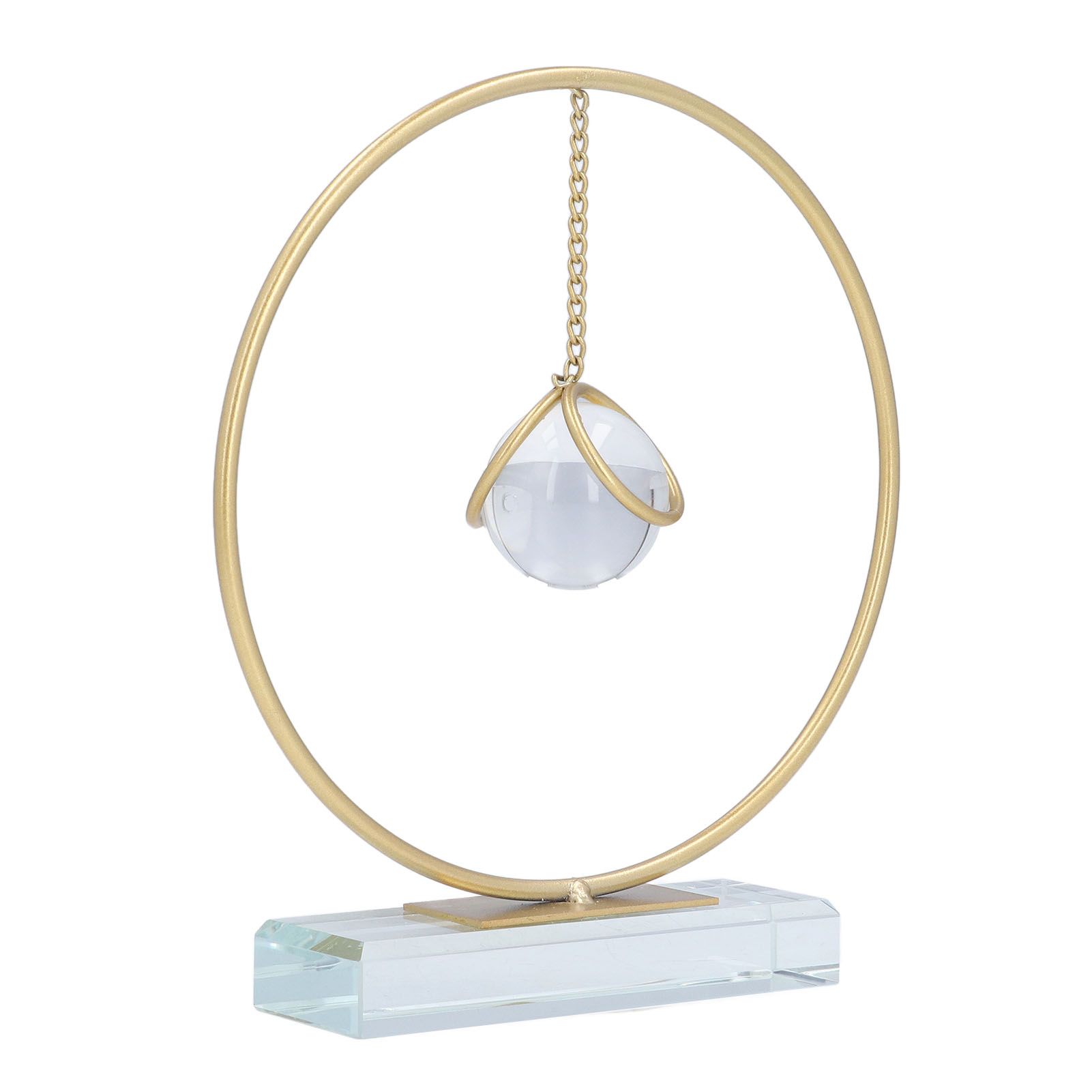Crystal Ball Ornament Modern Simple Abstract Style Add Vitality Safe Durable view 7