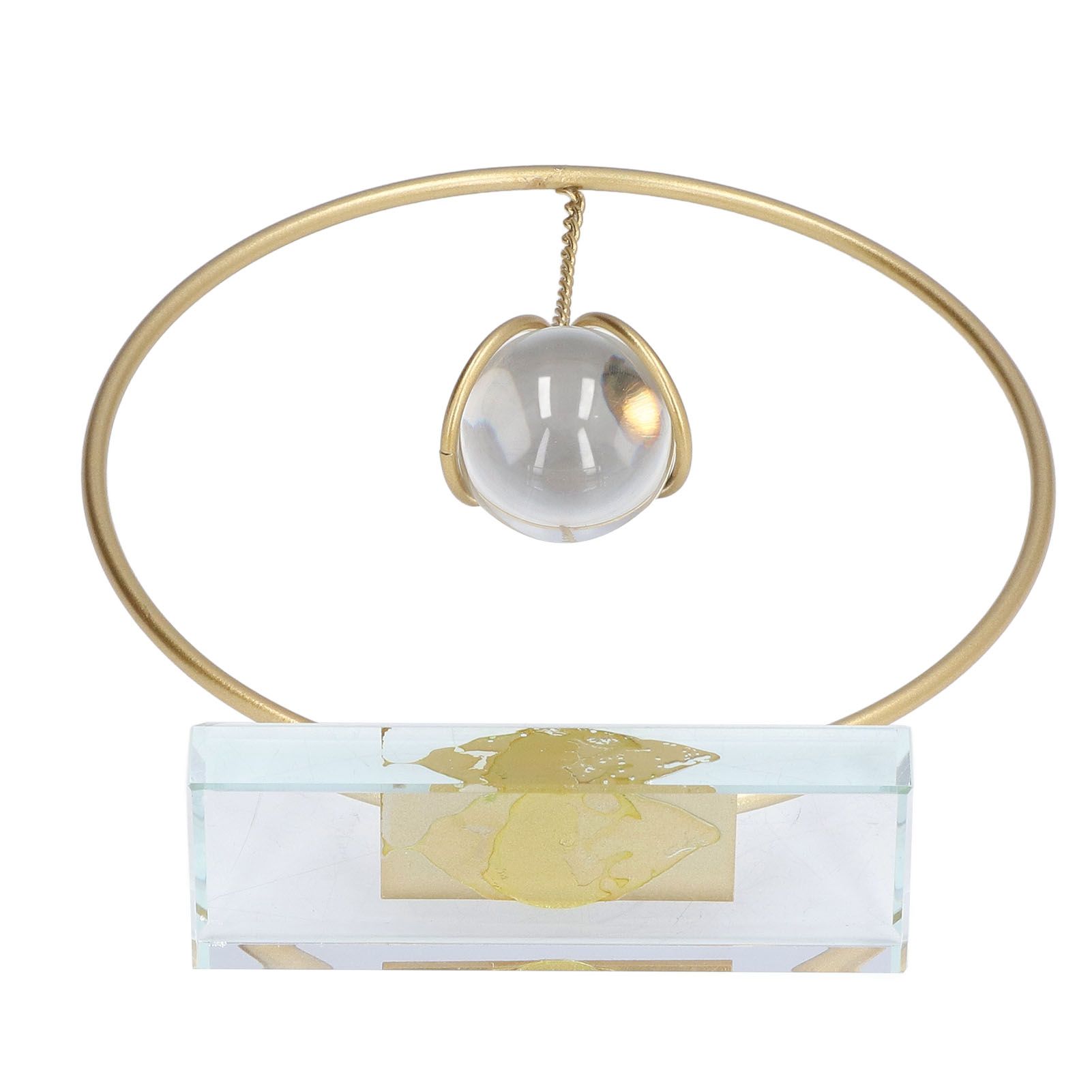 Crystal Ball Ornament Modern Simple Abstract Style Add Vitality Safe Durable view 8