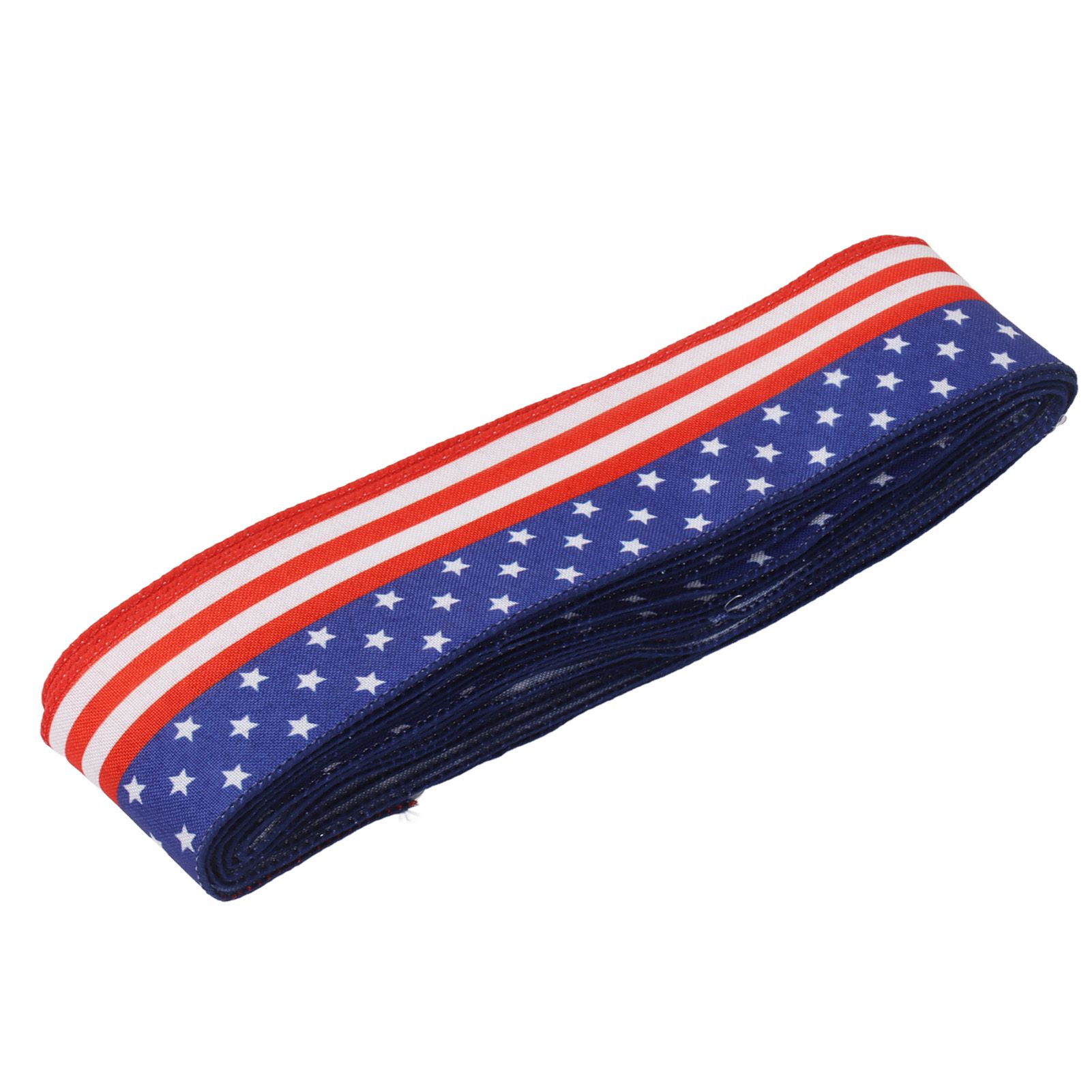 Patriotic Ribbon 6.5cm Width 10m Length 4th of July Independence Day for view 2