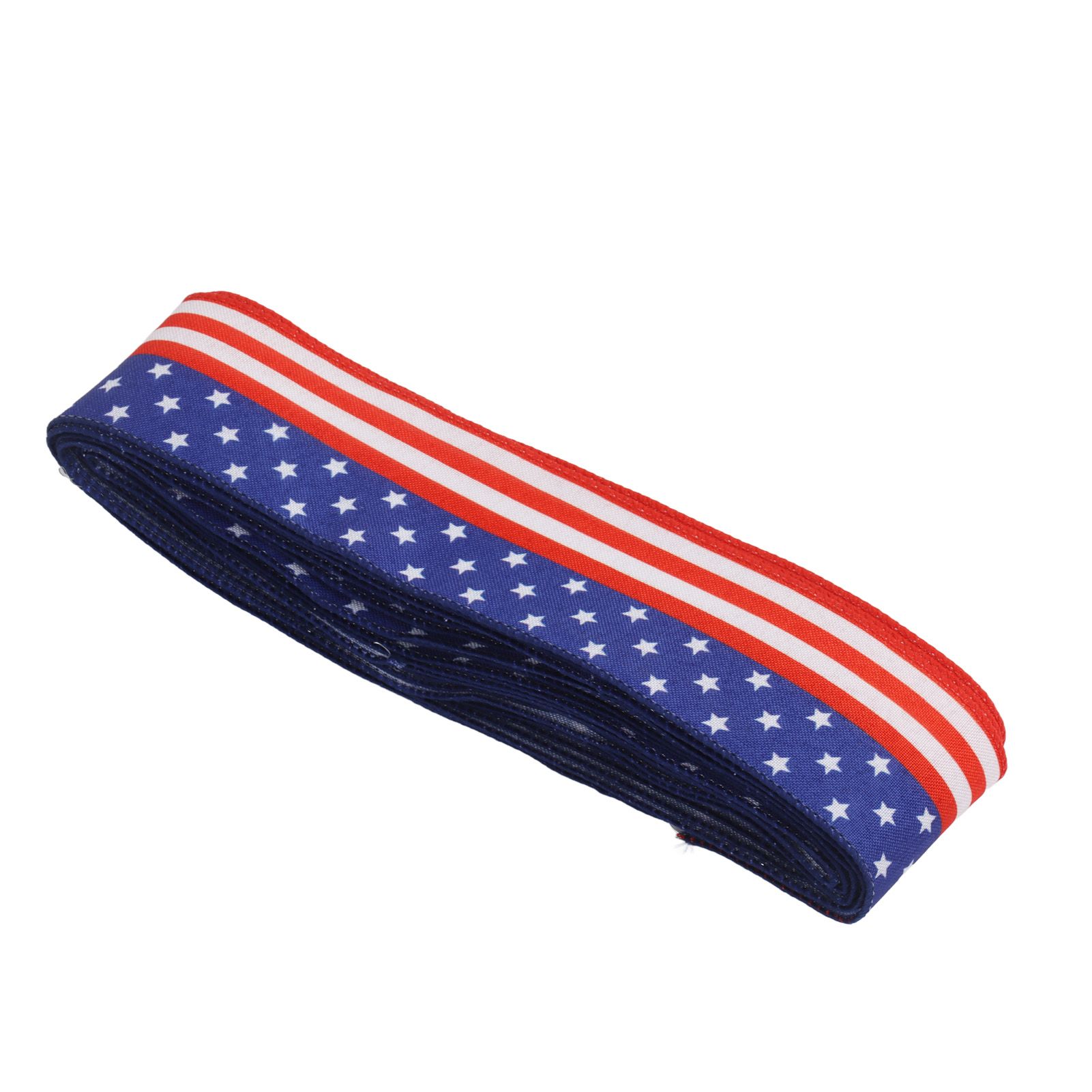 Patriotic Ribbon 6.5cm Width 10m Length 4th of July Independence Day for view 4
