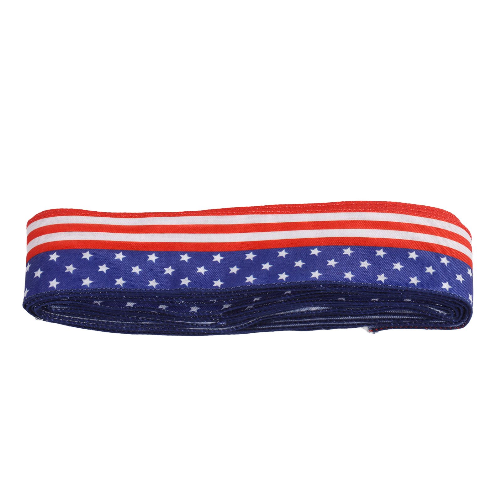 Patriotic Ribbon 6.5cm Width 10m Length 4th of July Independence Day for view 5