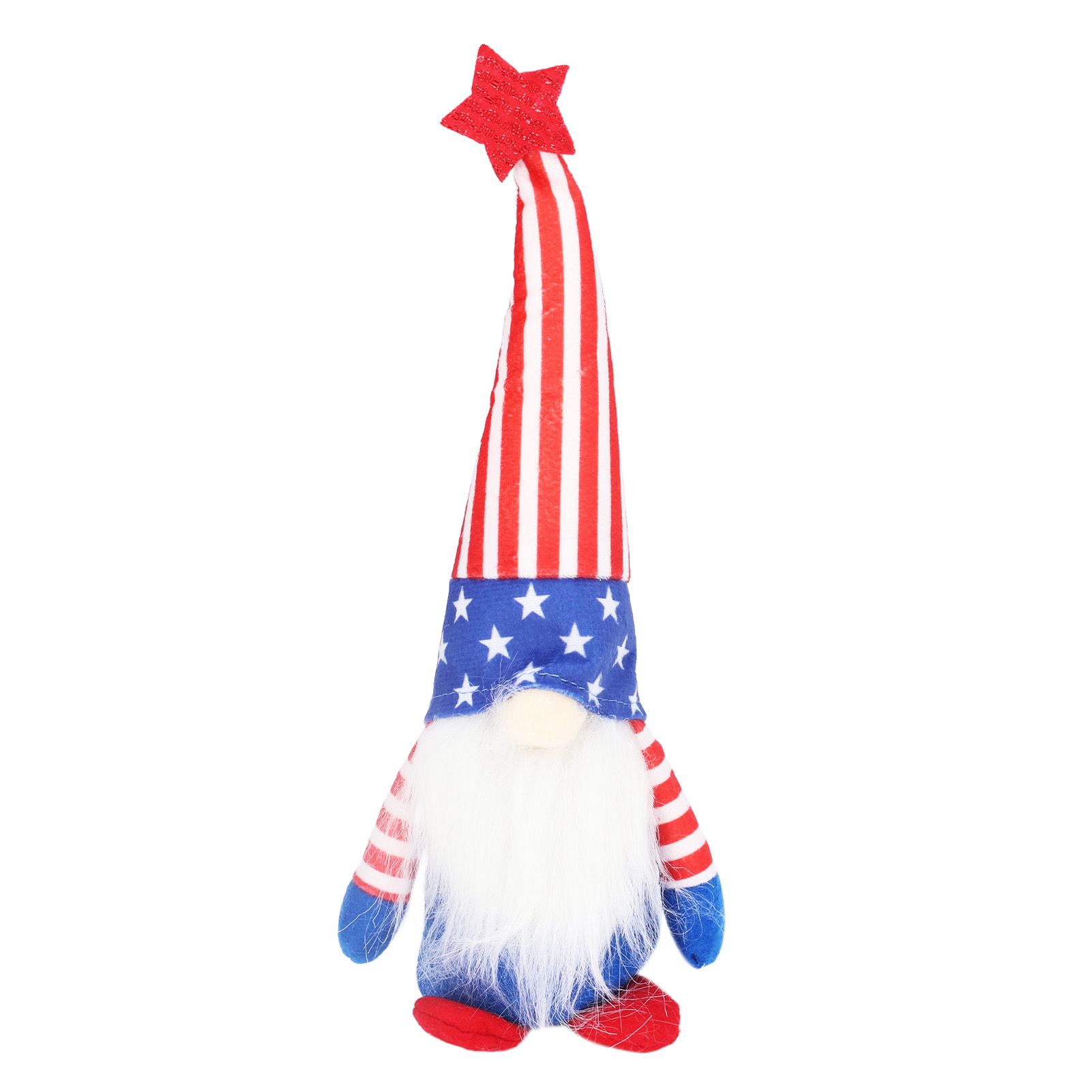 Independence Day Gnome Cute Handcrafted Beautiful Meaning Gnome Plush view 2
