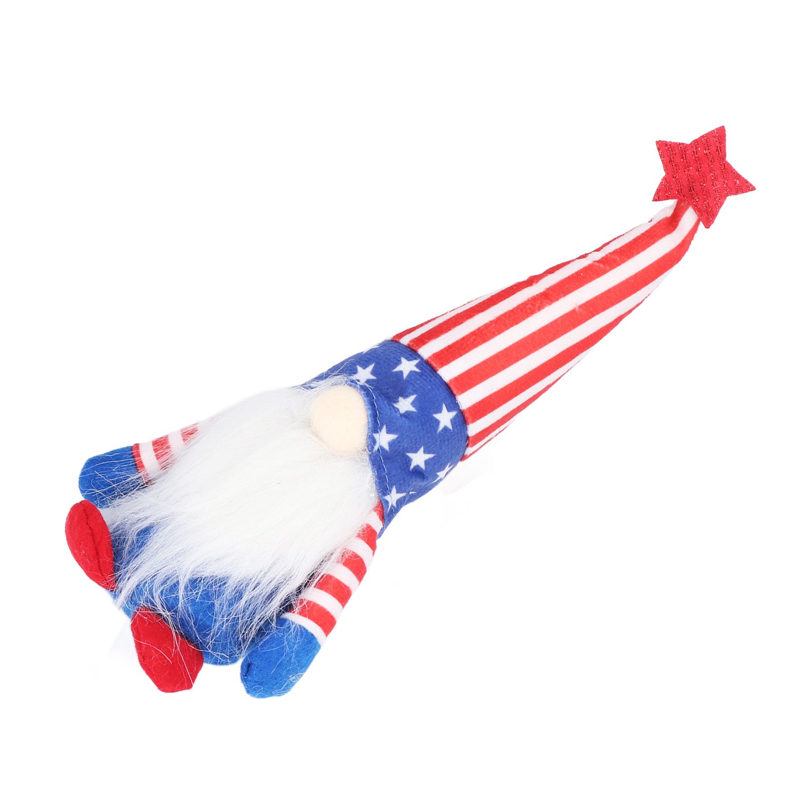 Independence Day Gnome Cute Handcrafted Beautiful Meaning Gnome Plush view 8