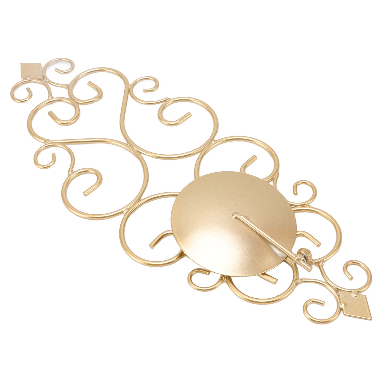 Candle Holder Iron Candlestick Folding Wall Mount Base Sconce Home Decoration view 6