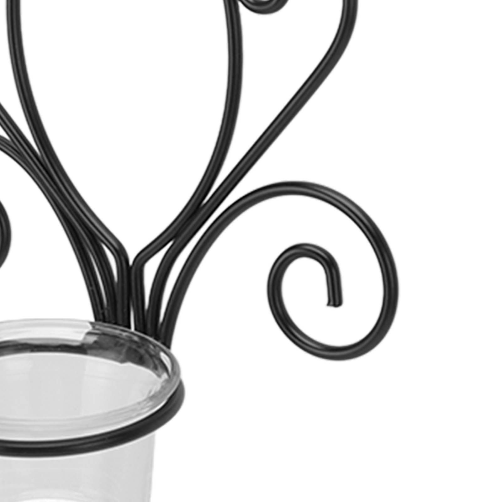 2 Set Candle Holder Wall Sconce European Style Swirl Iron Art Pattern Wall view 14