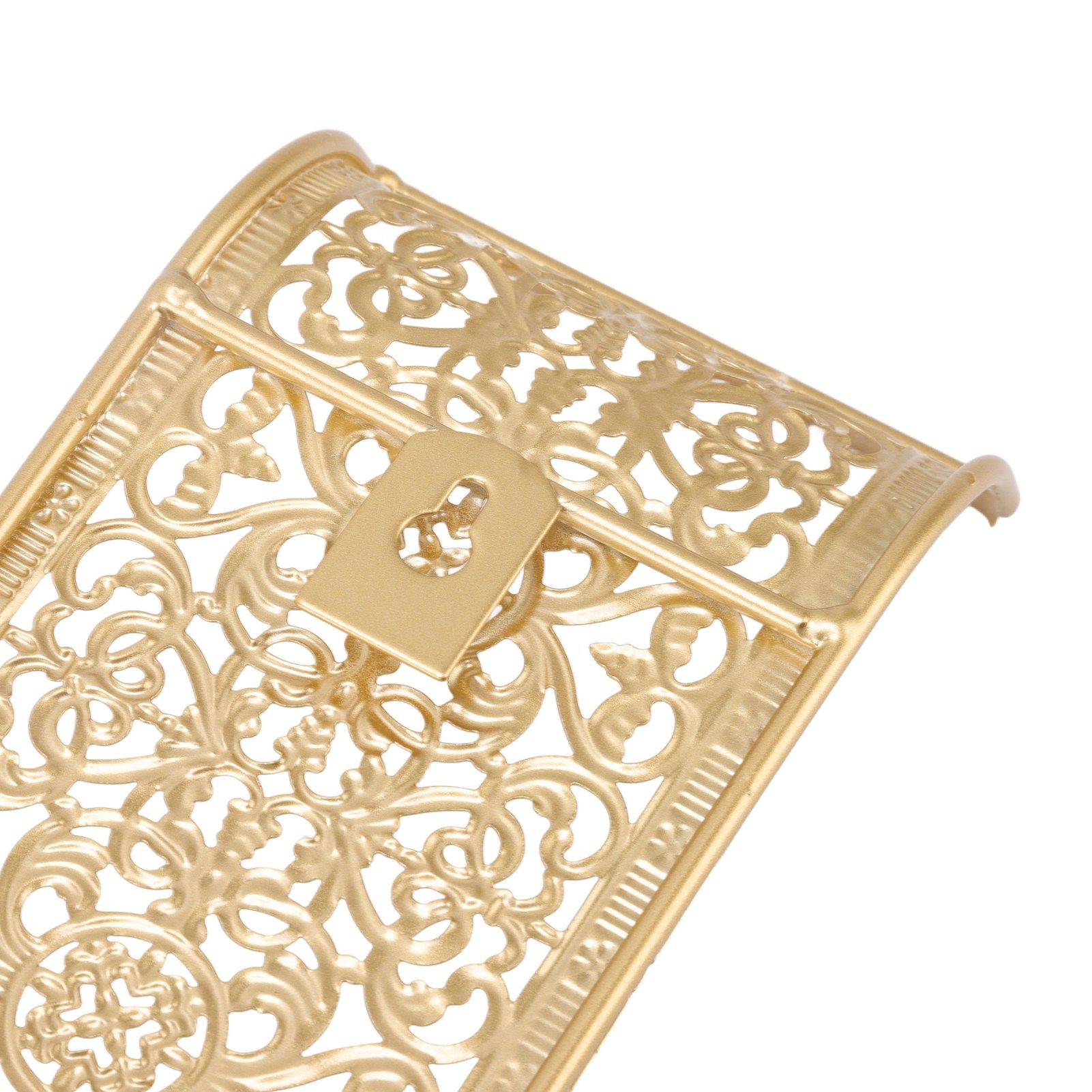 Shelving Solution Wall Sconce Candle Holder Gold Hollow Carved Exquisite view 14