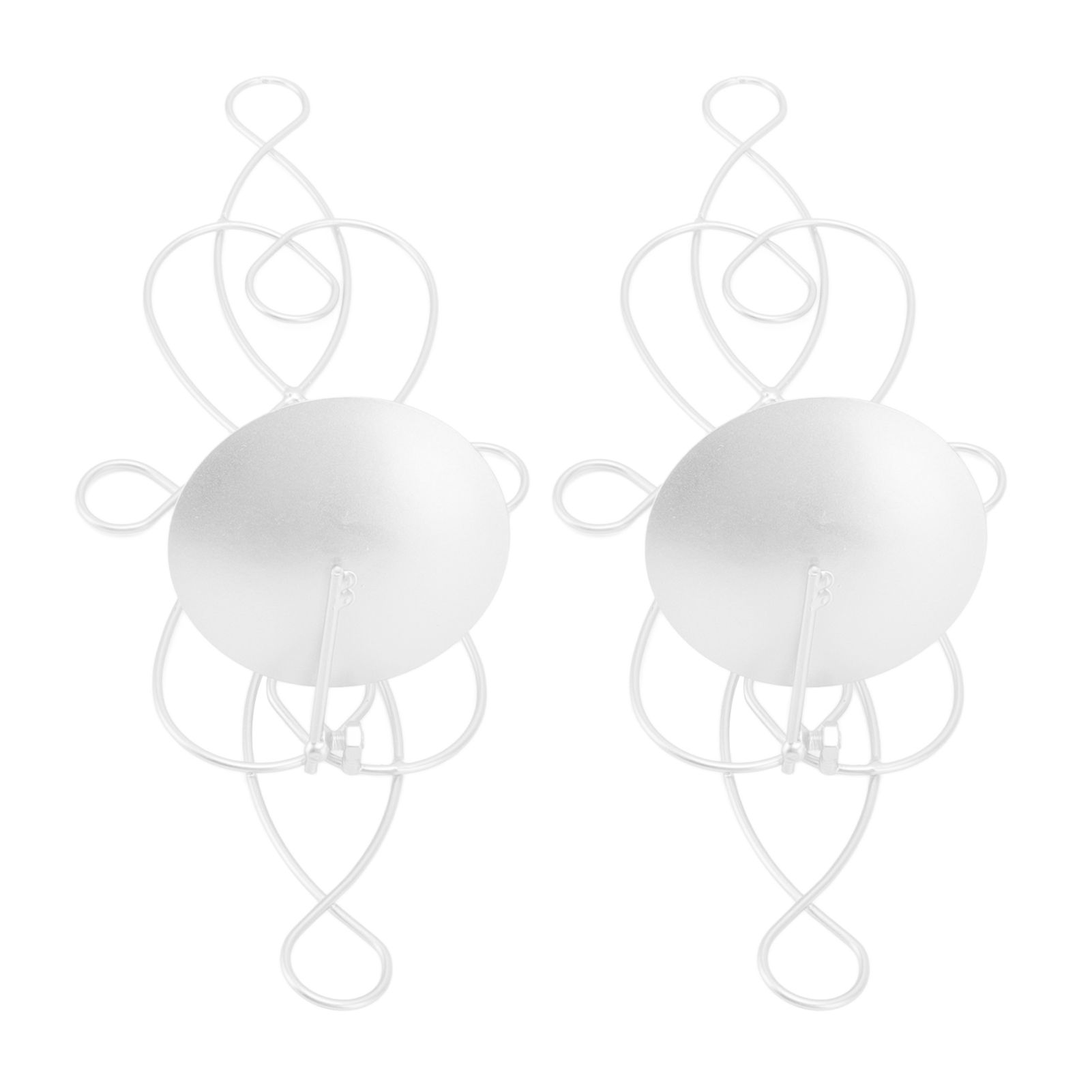 2 Sets Iron Wall Candle Sconce Holder Foldable Deformation Resistance view 8