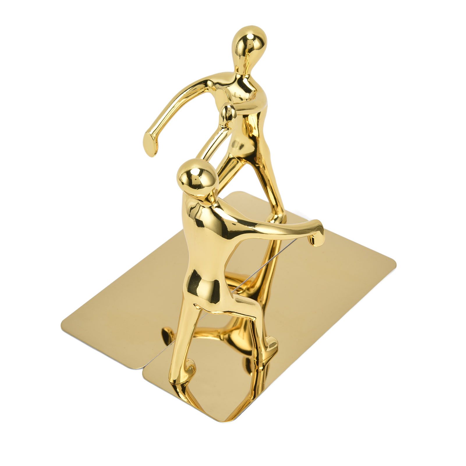Stainless Steel Man Bookends Prevent Slipping Kung Fu Man Bookends for Home view 3