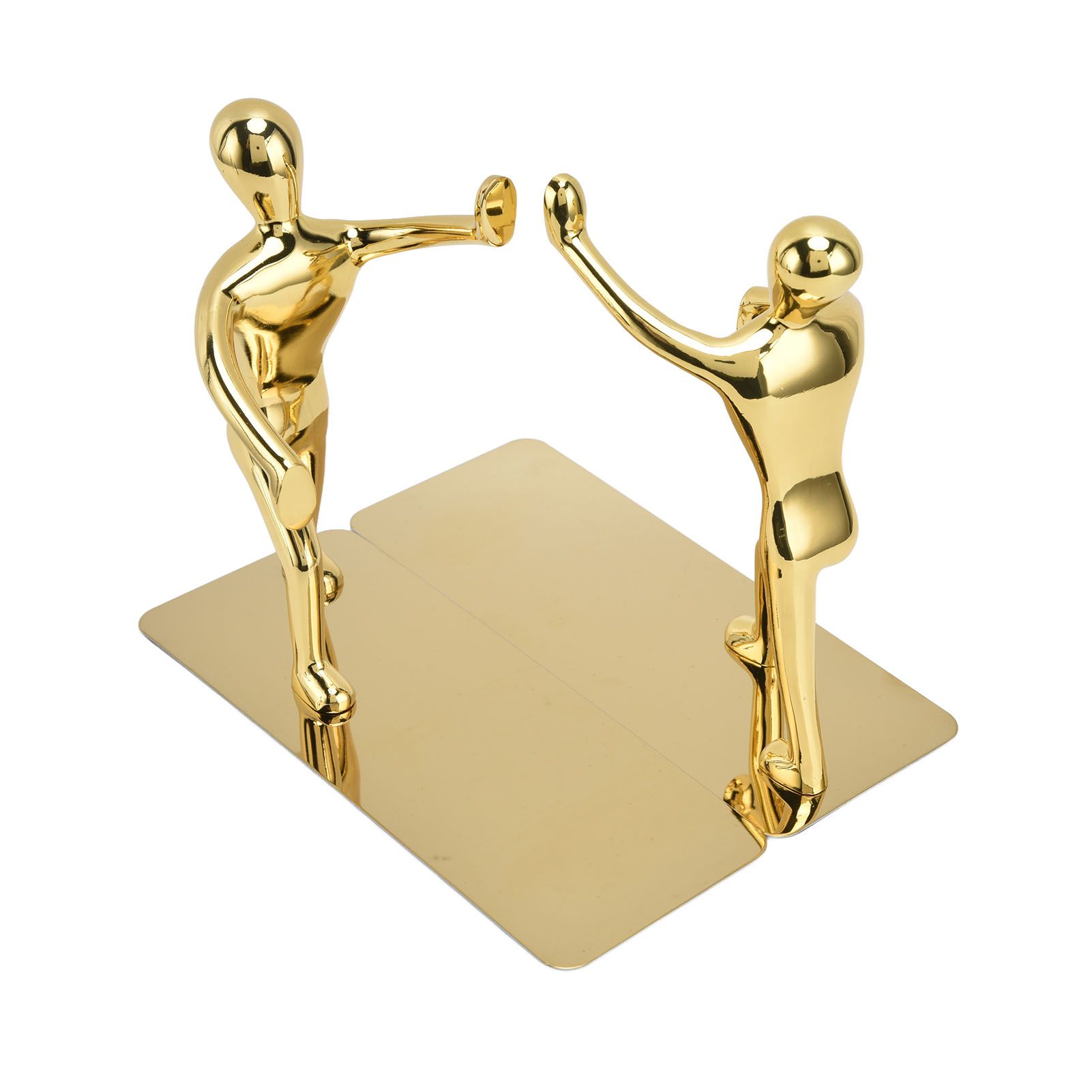 Stainless Steel Man Bookends Prevent Slipping Kung Fu Man Bookends for Home view 4