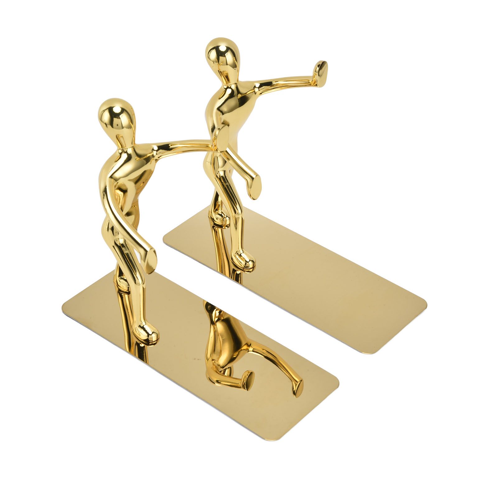 Stainless Steel Man Bookends Prevent Slipping Kung Fu Man Bookends for Home view 8