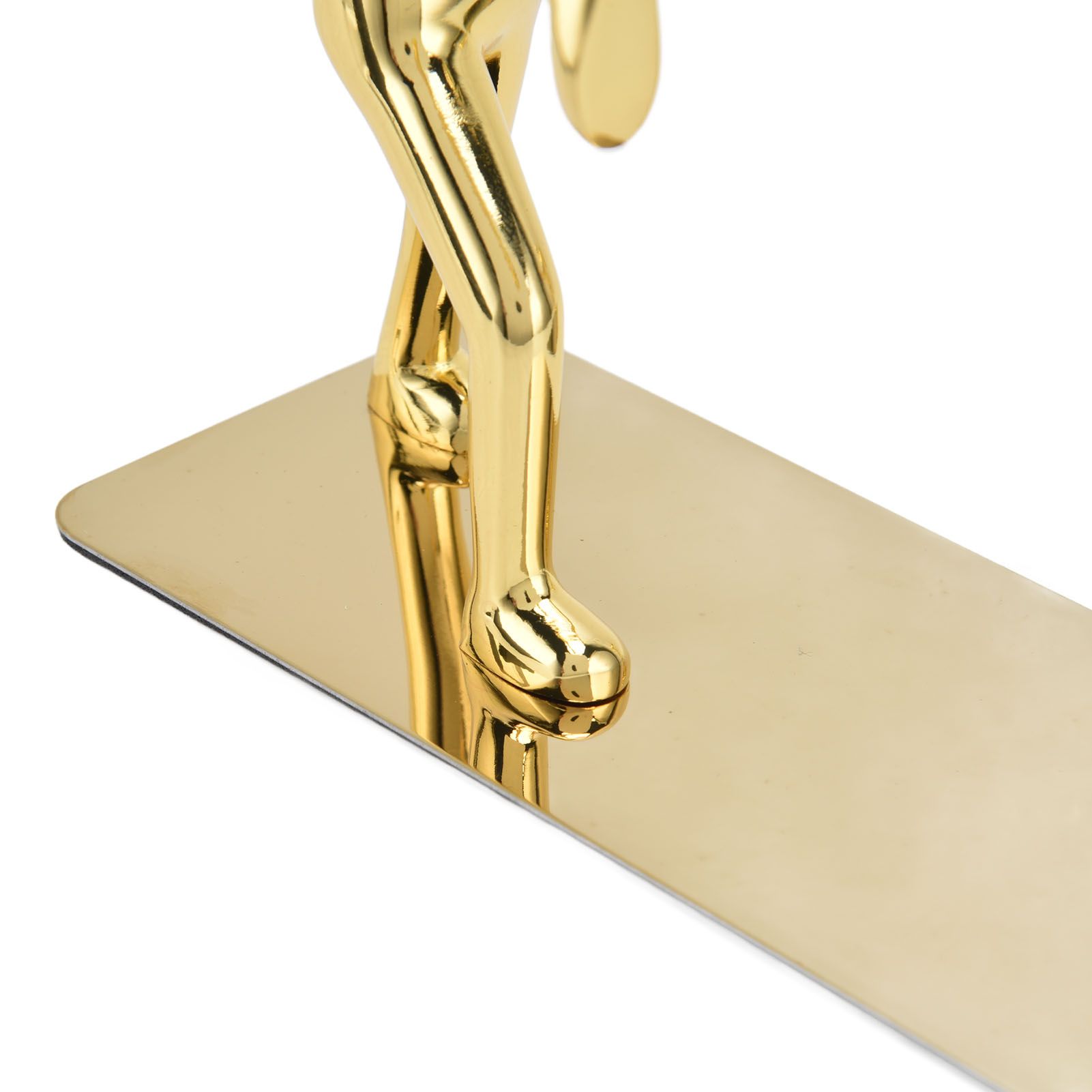 Stainless Steel Man Bookends Prevent Slipping Kung Fu Man Bookends for Home view 13
