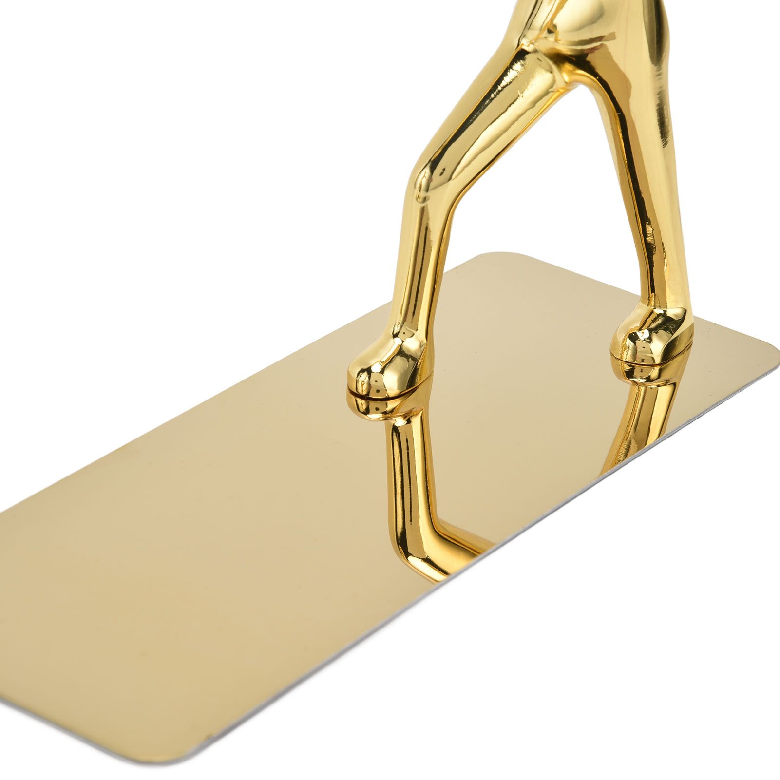 Stainless Steel Man Bookends Prevent Slipping Kung Fu Man Bookends for Home view 14