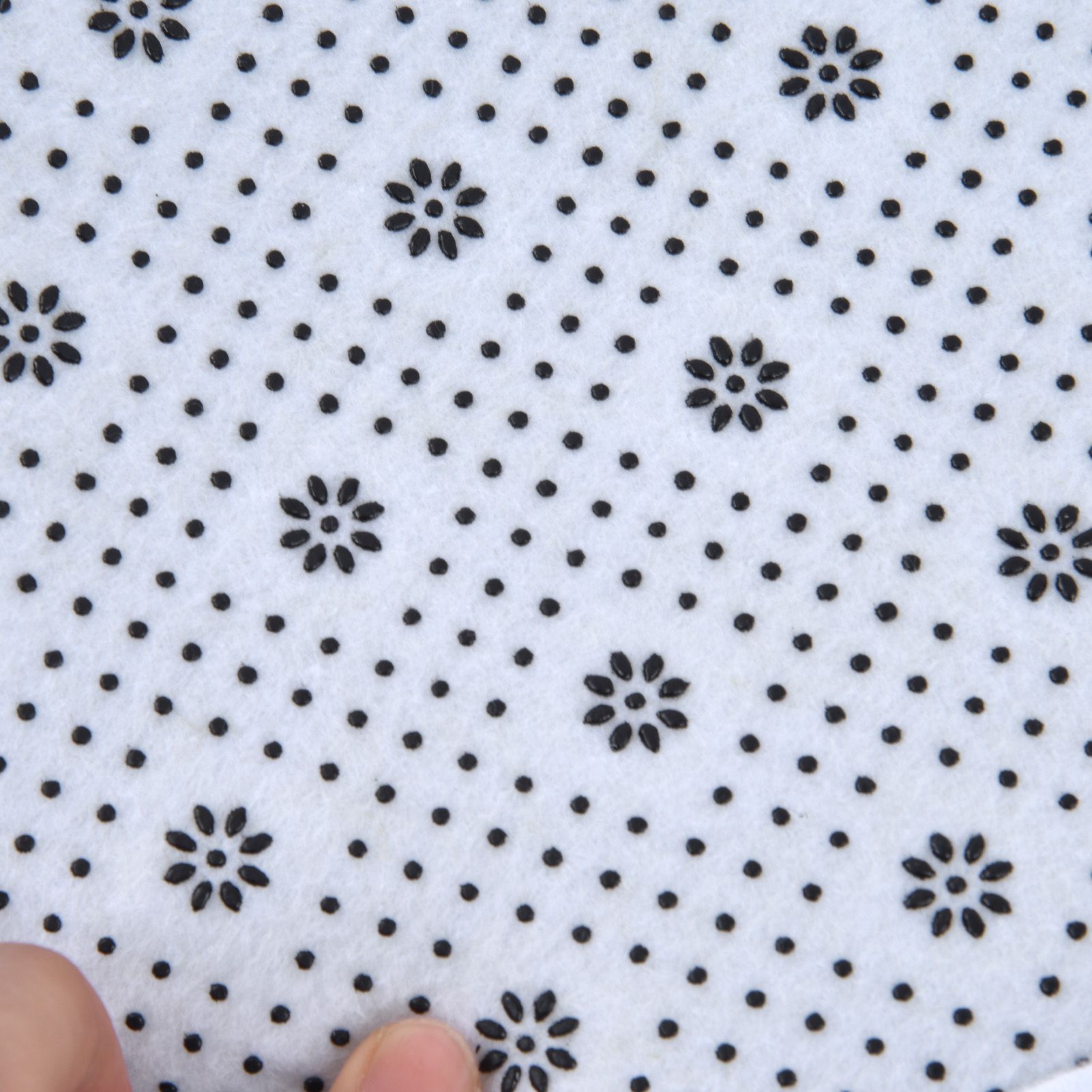 Home Absorbent Carpet Bathroom Kitchen Anti Slip Floor Mats Black and White view 15