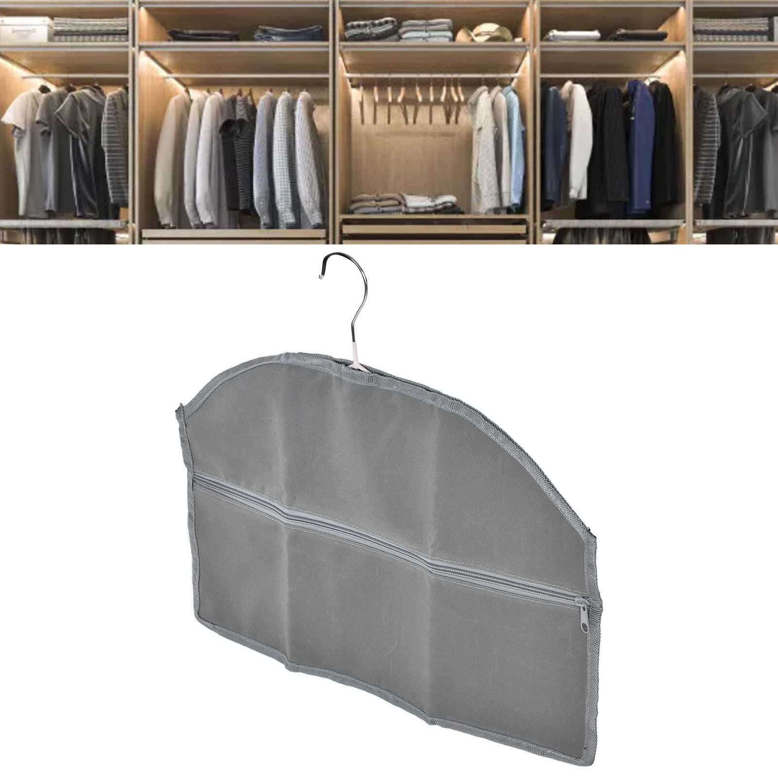 Hanger Diversion Safe Hidden Storage Hanging Organizer Compartment view 11