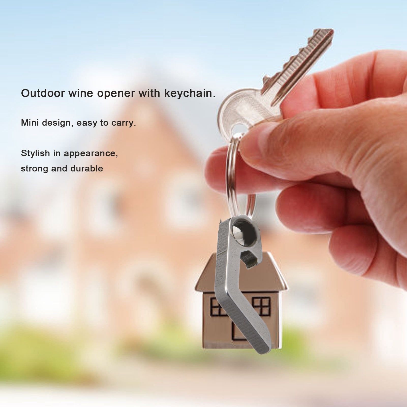 Beer Bottle Opener Keychain Mini Key Ring Small Tool Camping Mini Opener Beer view 13