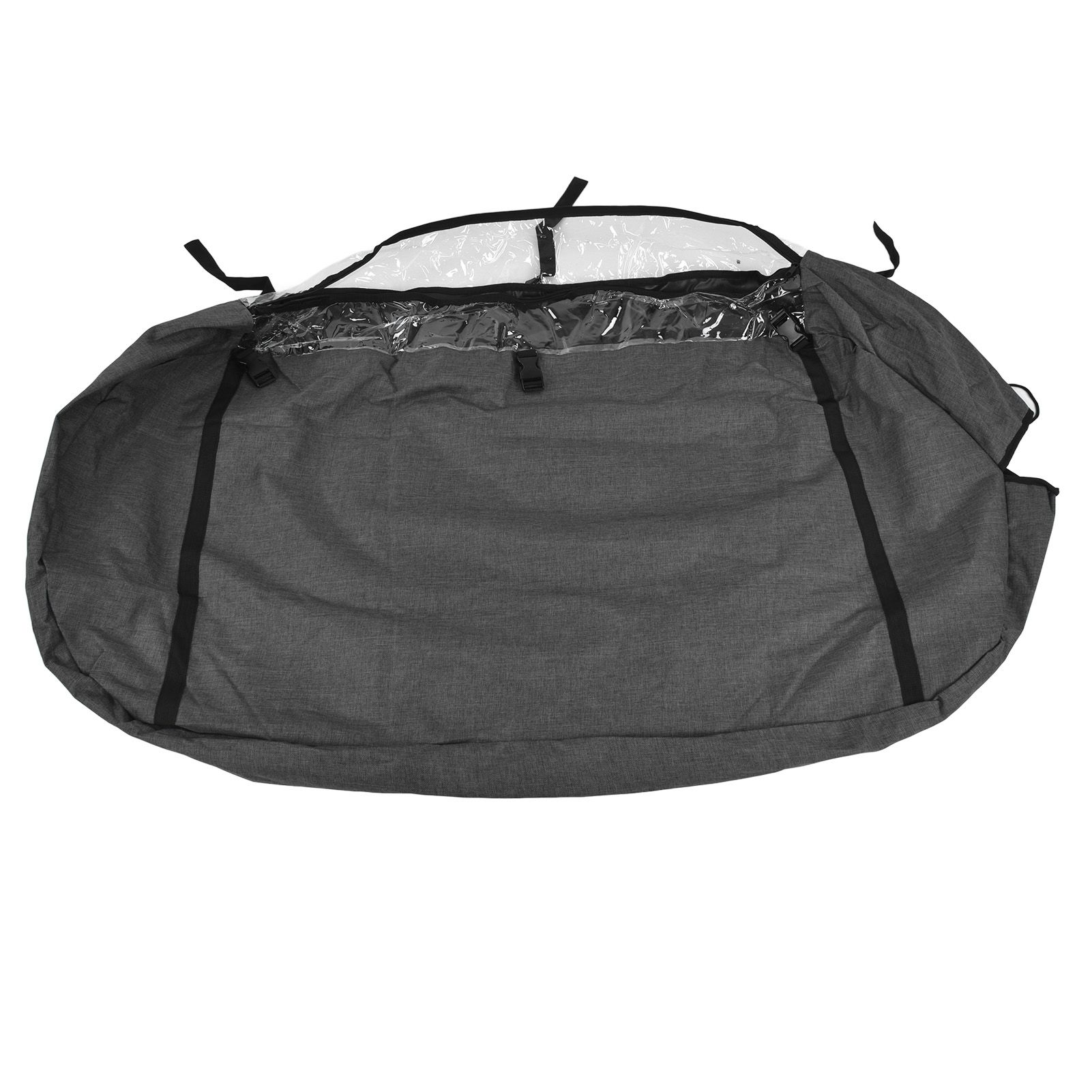 Hanging Garment Bag Dust Proof 600D Oxford Cloth Clear Zipper Clothes Storage