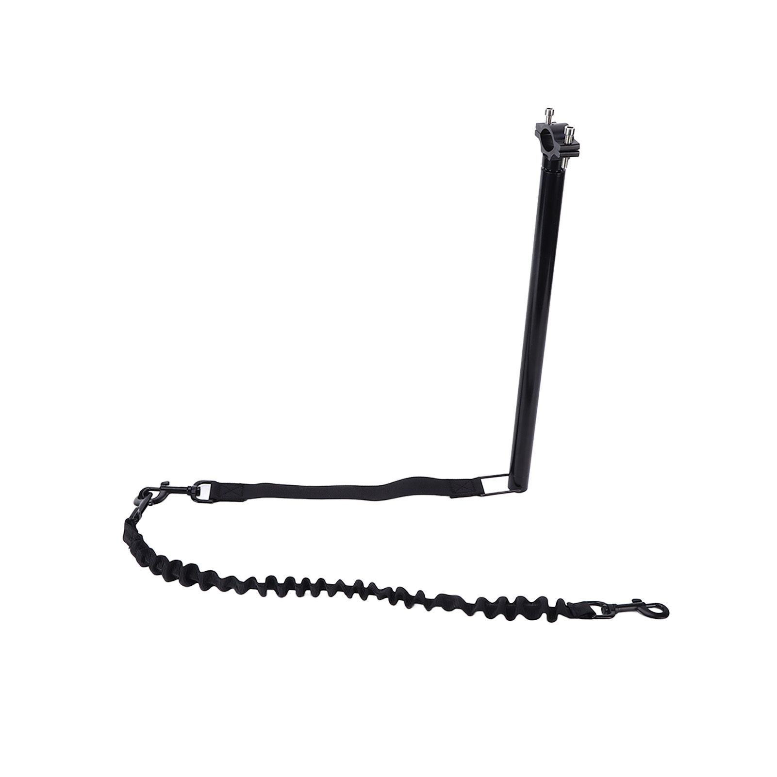 Hands Free Dog Leash Black Thicken Dog Bike Attachment Traction Belt with Hex view 4