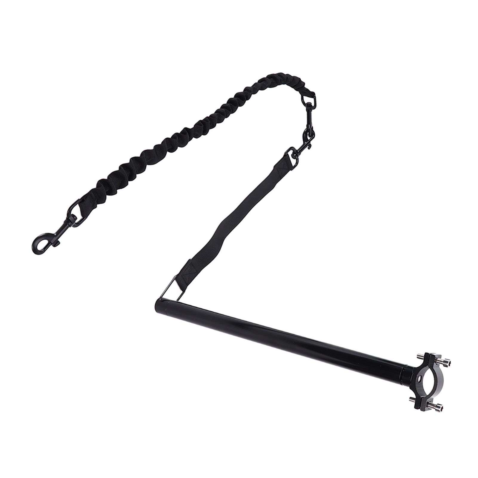 Hands Free Dog Leash Black Thicken Dog Bike Attachment Traction Belt with Hex view 5