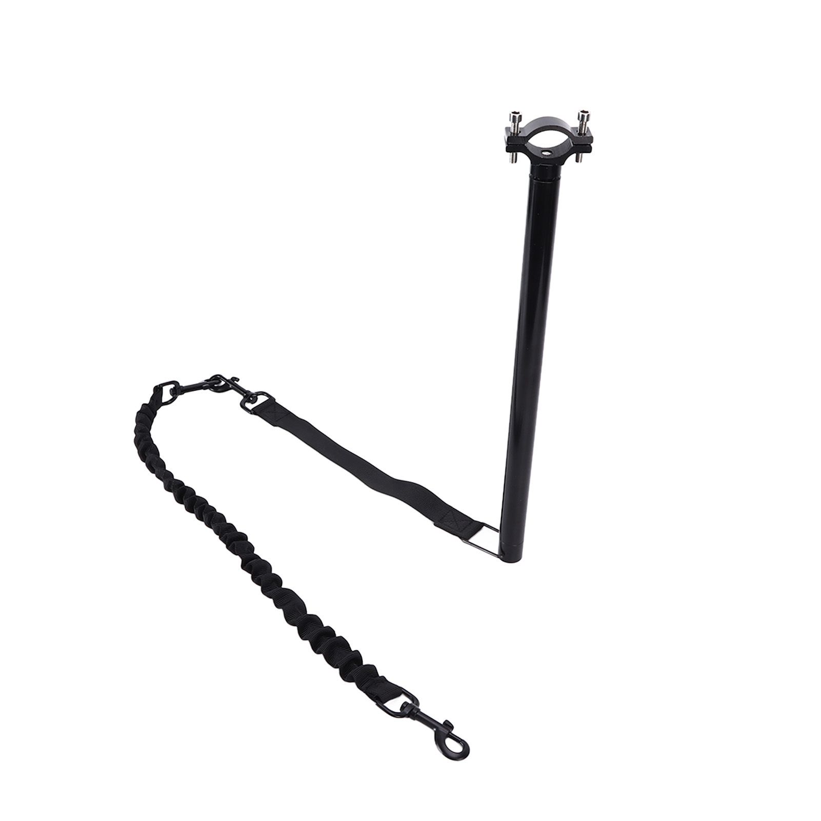 Hands Free Dog Leash Black Thicken Dog Bike Attachment Traction Belt with Hex view 6
