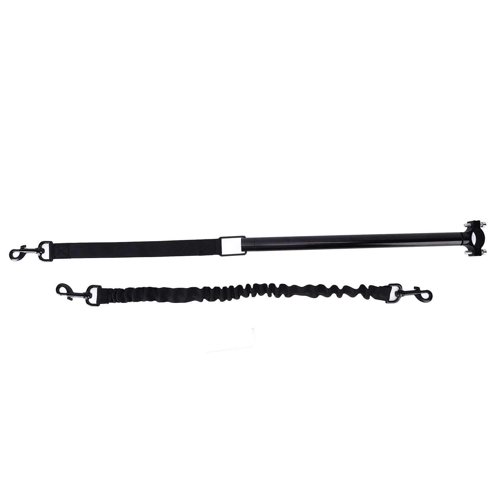 Hands Free Dog Leash Black Thicken Dog Bike Attachment Traction Belt with Hex view 7