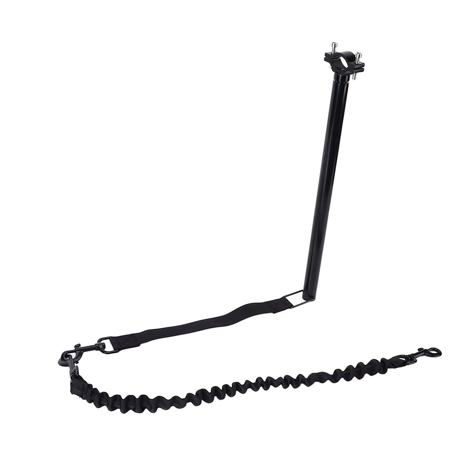 Hands Free Dog Leash Black Thicken Dog Bike Attachment Traction Belt with Hex view 9
