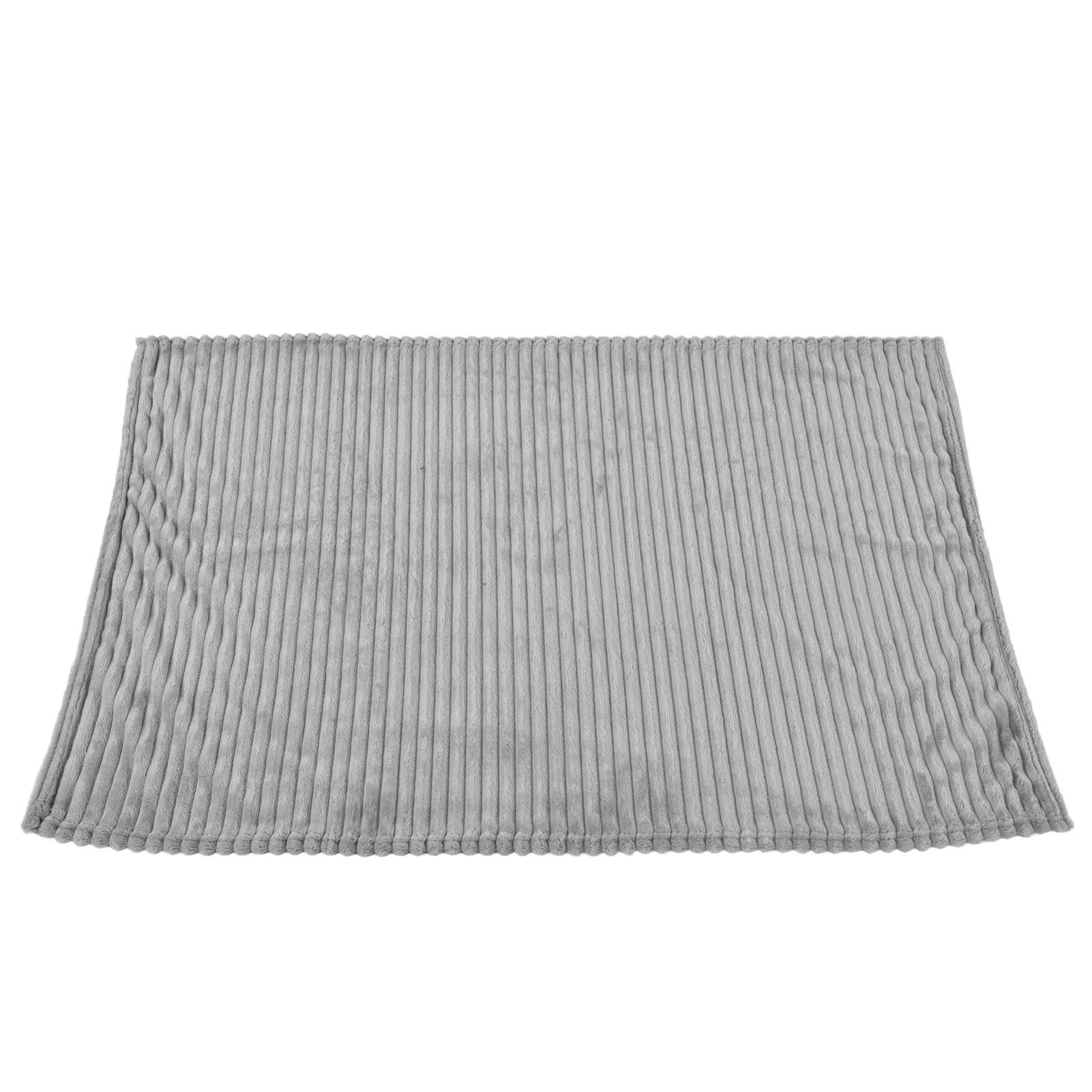 Flannel Throw Blanket Plush Fluffy Light Breathable Fine Workmanship Stylish view 2