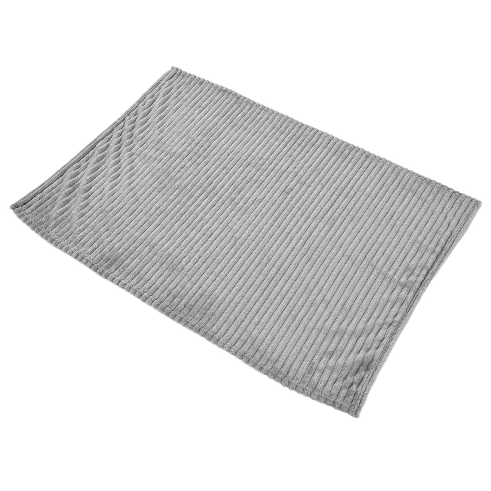 Flannel Throw Blanket Plush Fluffy Light Breathable Fine Workmanship Stylish view 4