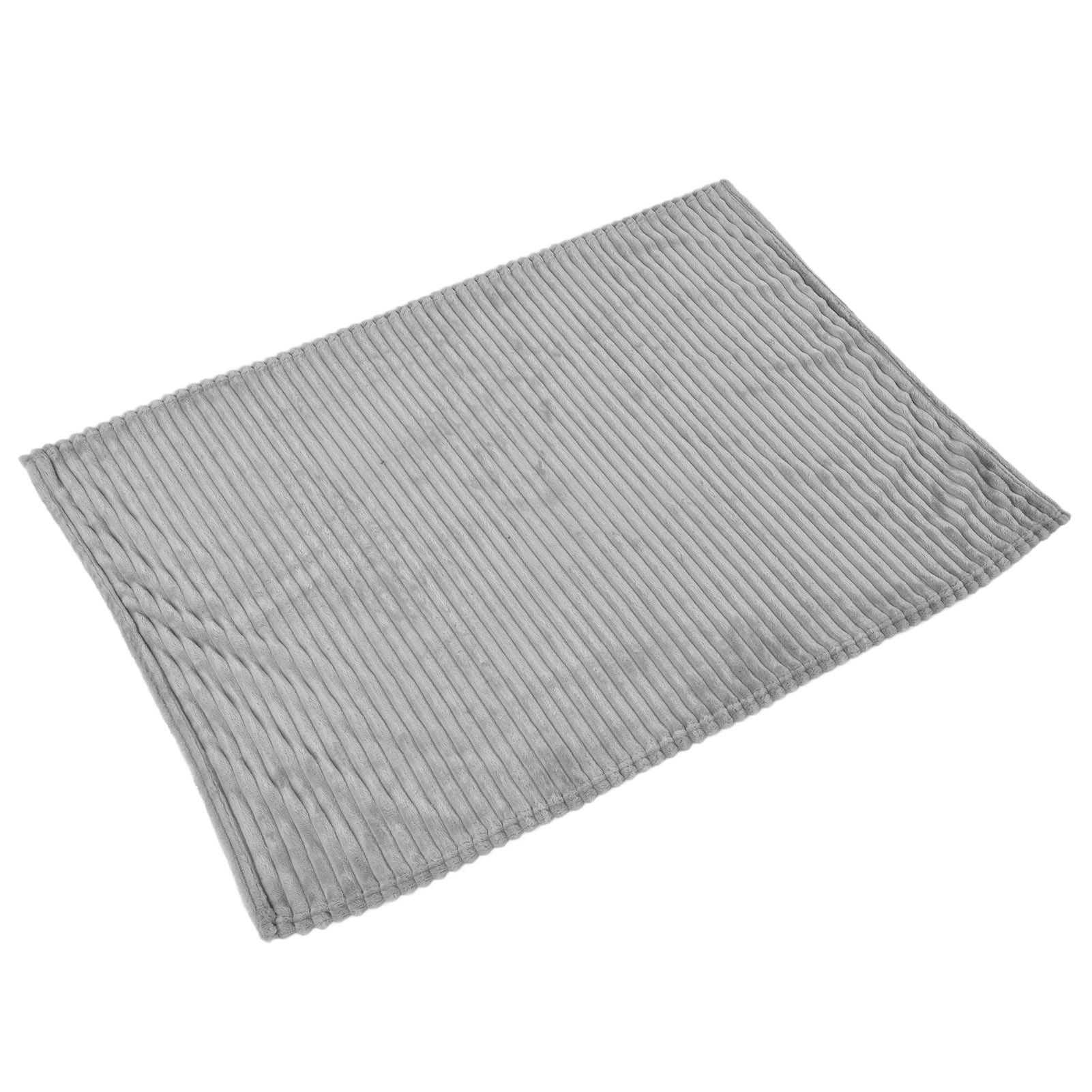 Flannel Throw Blanket Plush Fluffy Light Breathable Fine Workmanship Stylish view 8