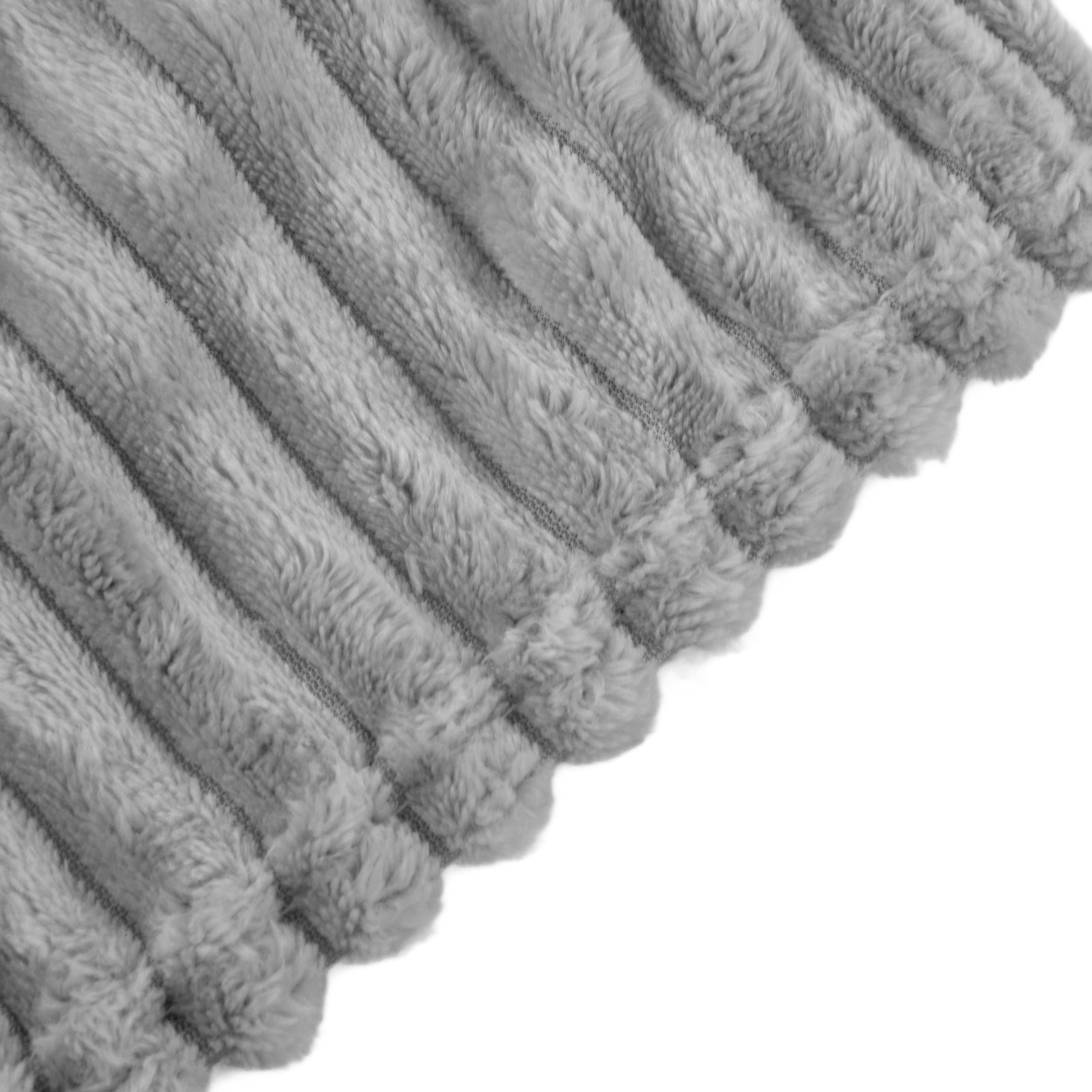 Flannel Throw Blanket Plush Fluffy Light Breathable Fine Workmanship Stylish view 14