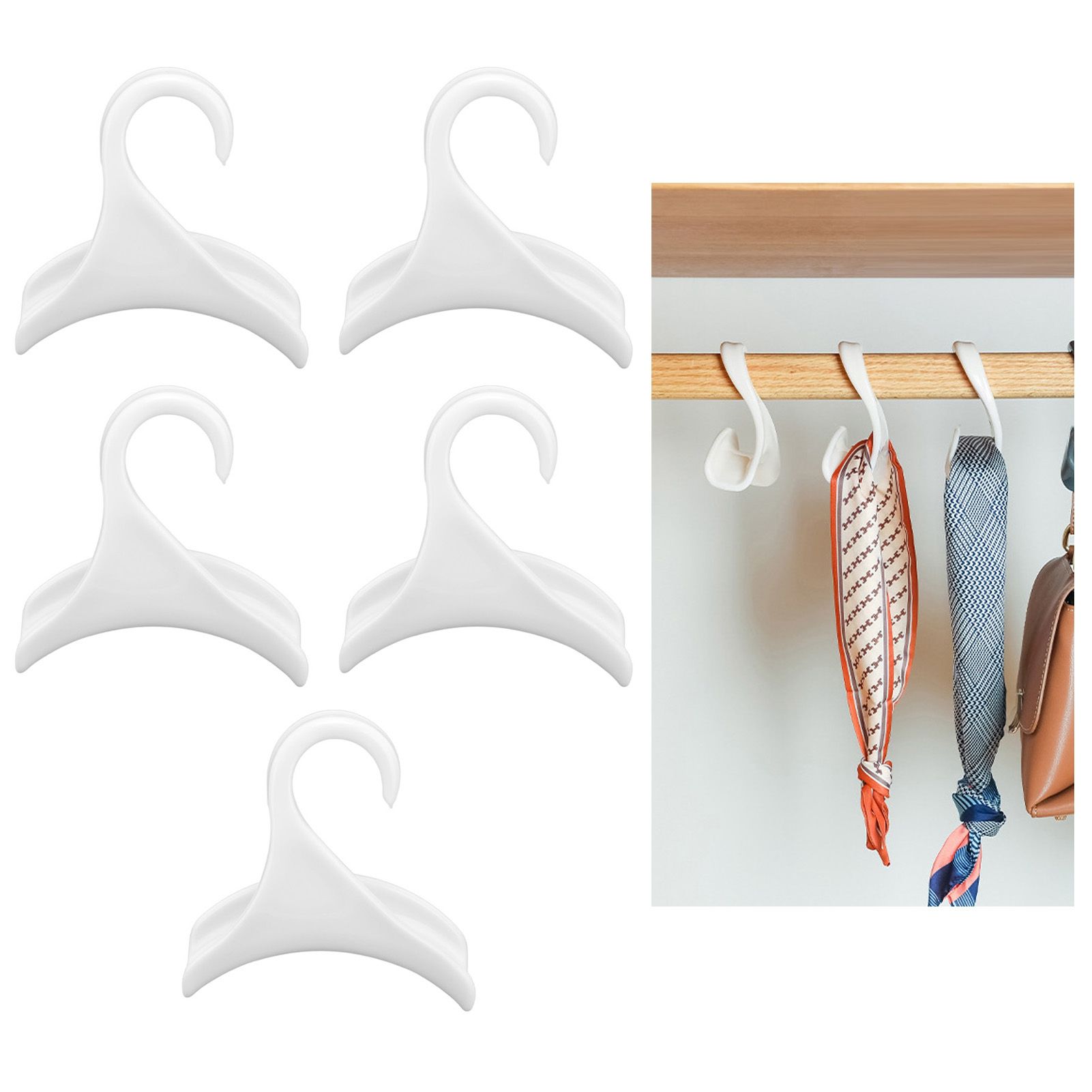5Pcs Purse Door Hanger Bag Arc Closet Hanger Hook for Satchel Coat Haversack view 12
