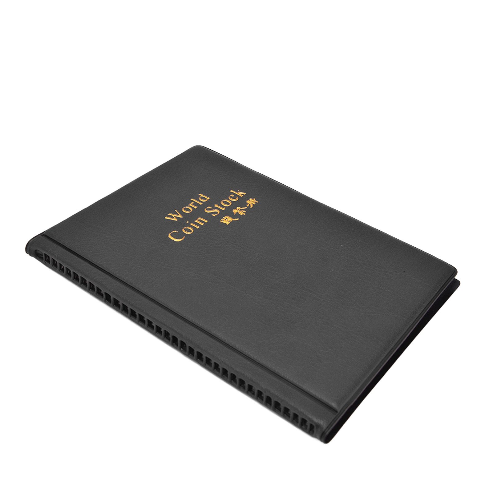 Coin Collection Book 120 PVC Pockets PU Cover Transparent Design Soft Highly view 4