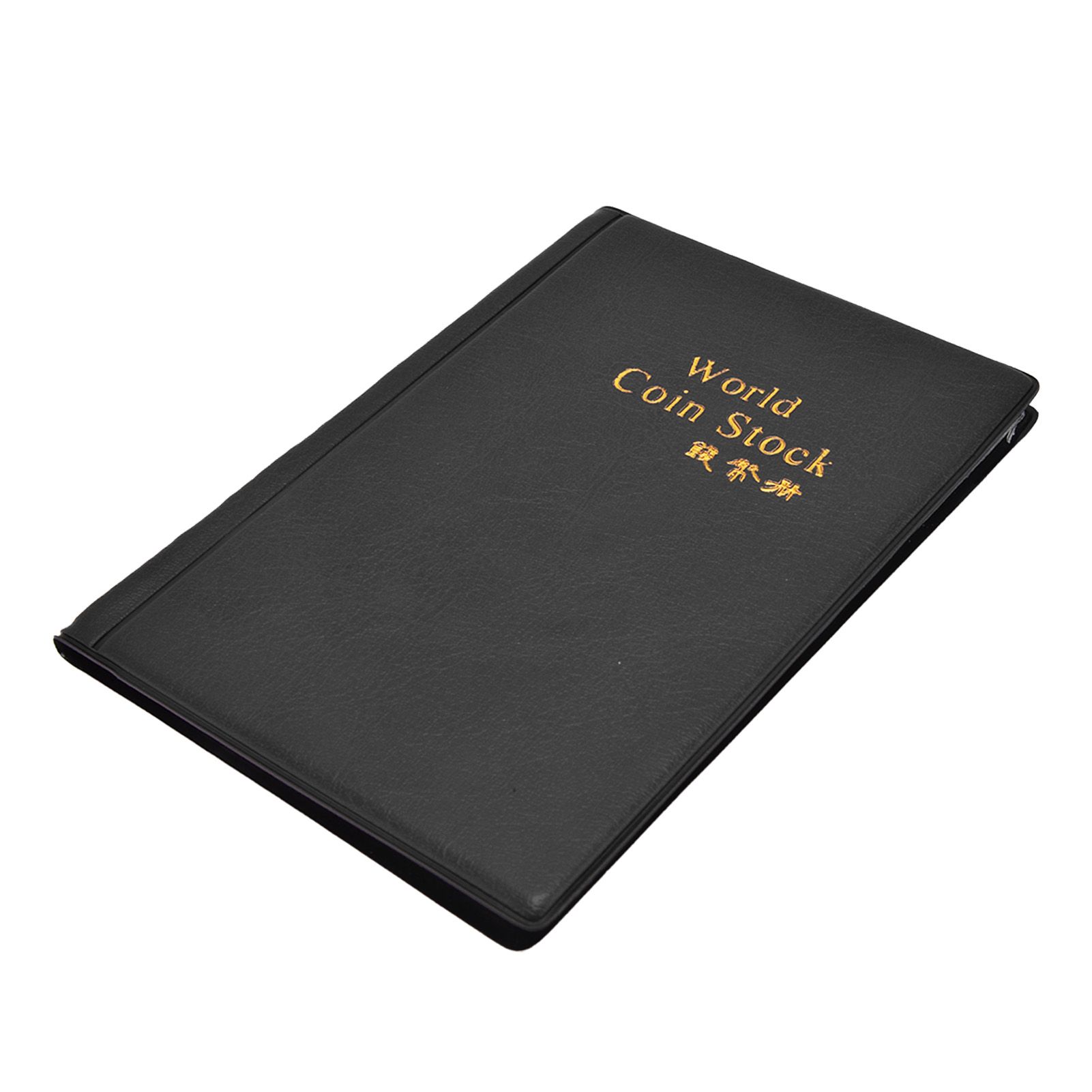Coin Collection Book 120 PVC Pockets PU Cover Transparent Design Soft Highly view 7