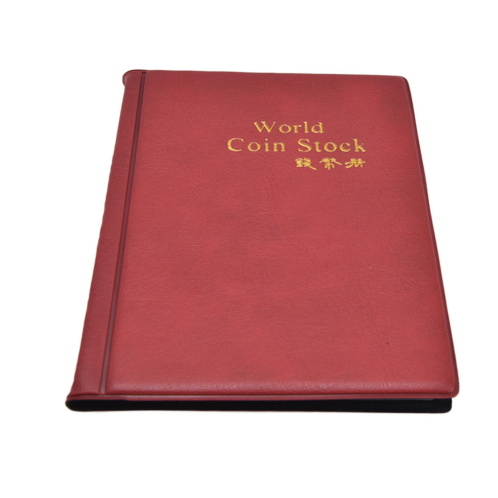 Coin Collection Book 120 PVC Pockets PU Cover Transparent Design Soft Highly view 2
