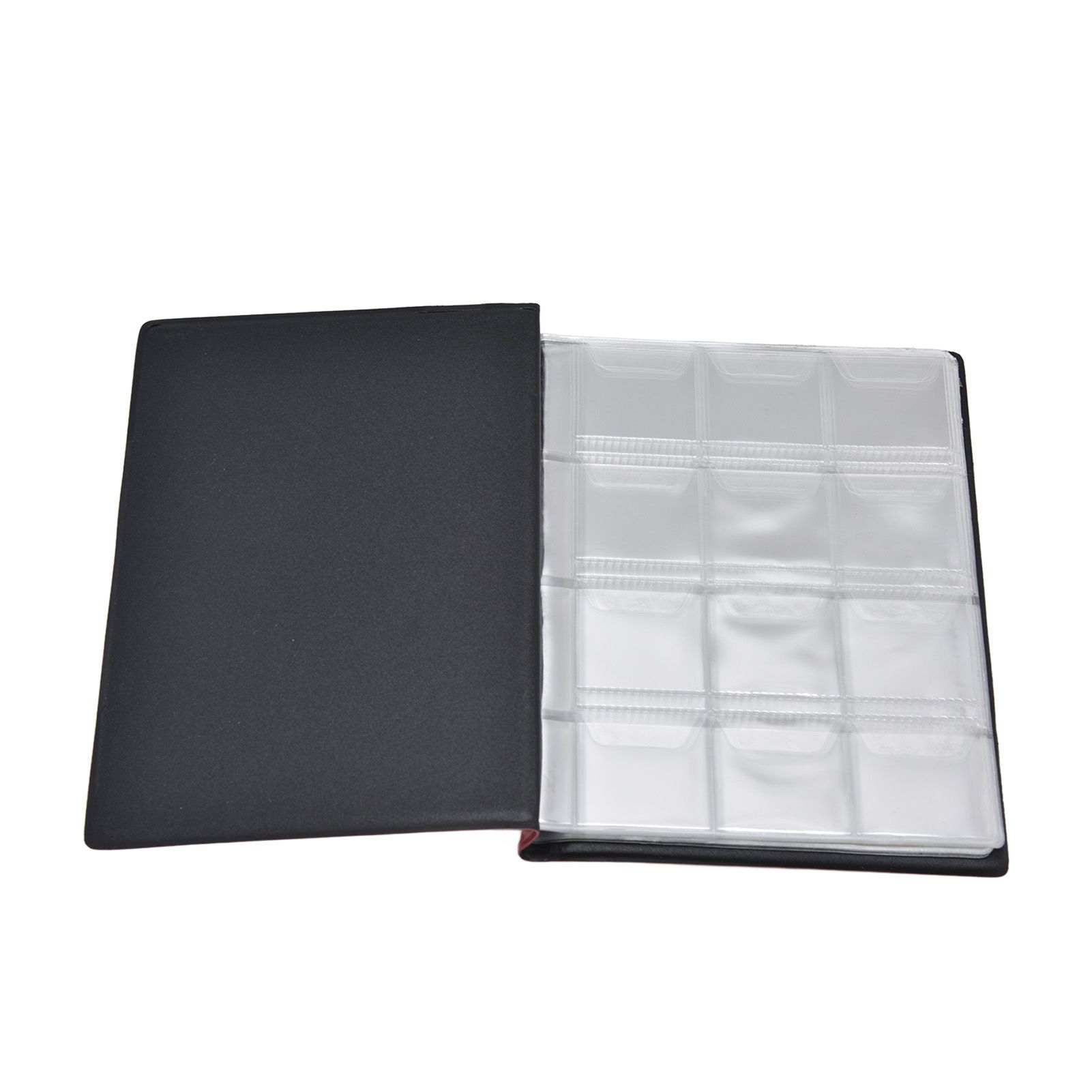 Coin Collection Book 120 PVC Pockets PU Cover Transparent Design Soft Highly view 8