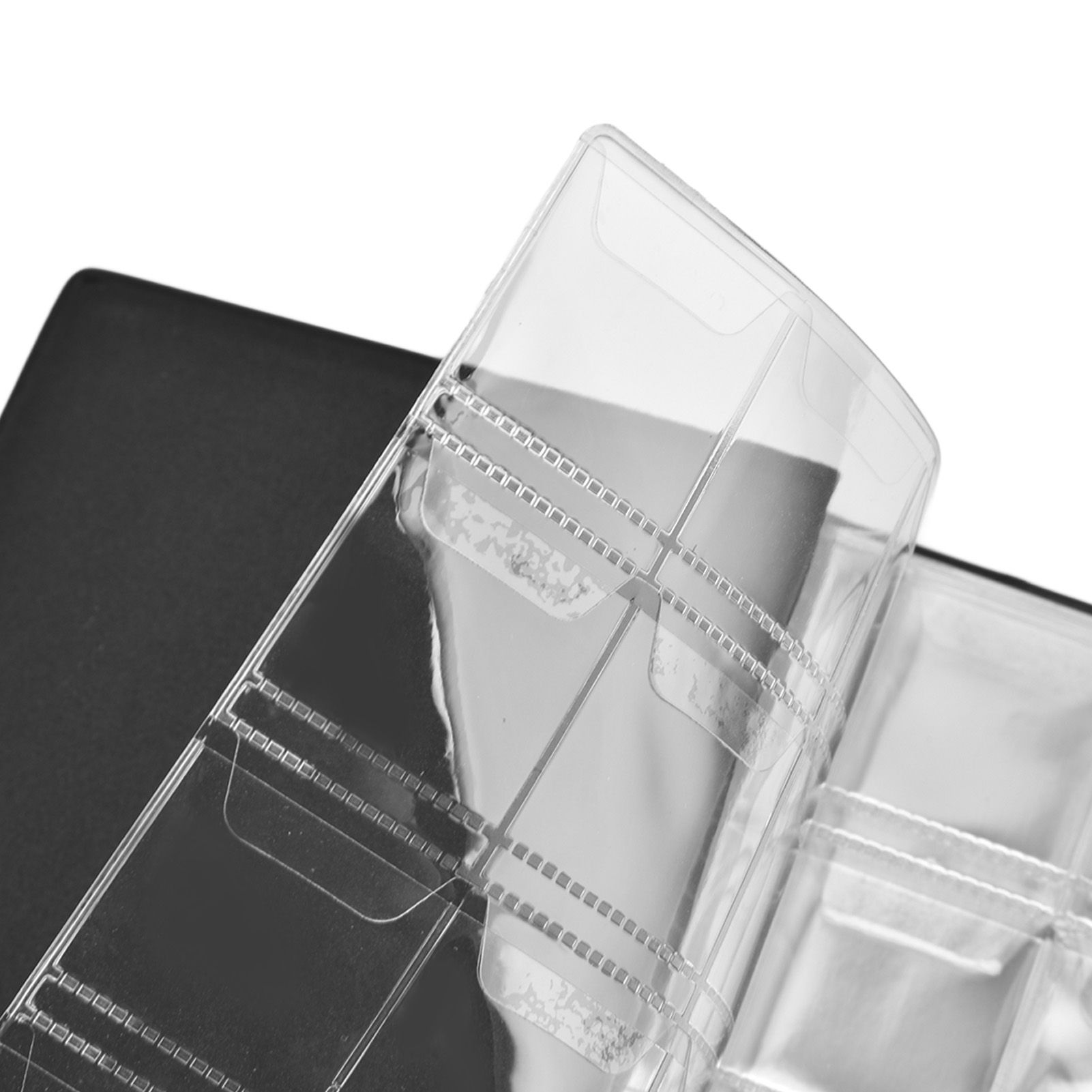 Coin Collection Book 120 PVC Pockets PU Cover Transparent Design Soft Highly view 14