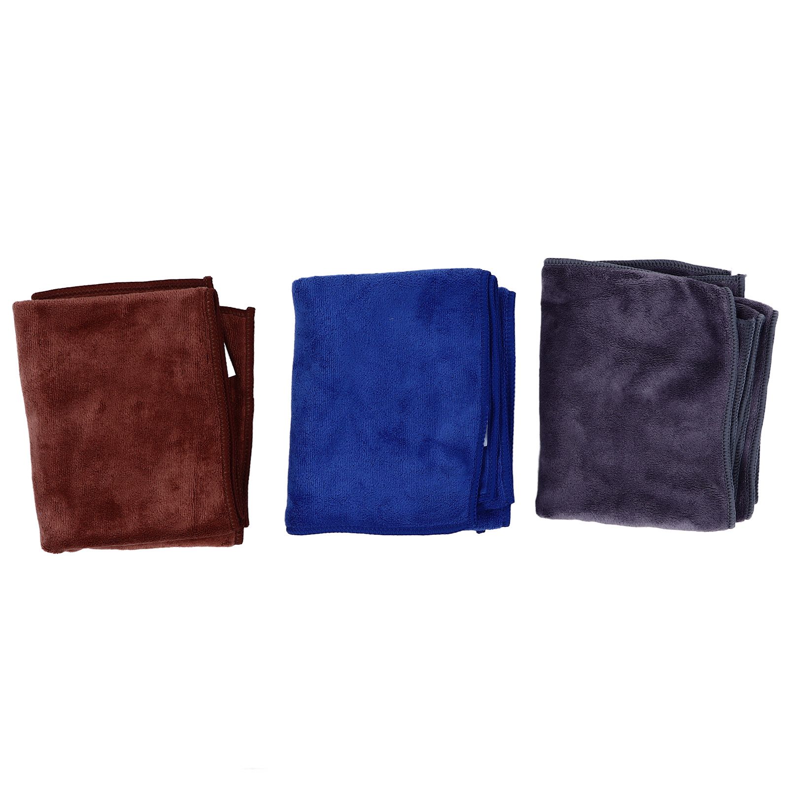 3Pcs Multifunctional Microfiber Car Towels Super Absorben Car Wash Drying view 7