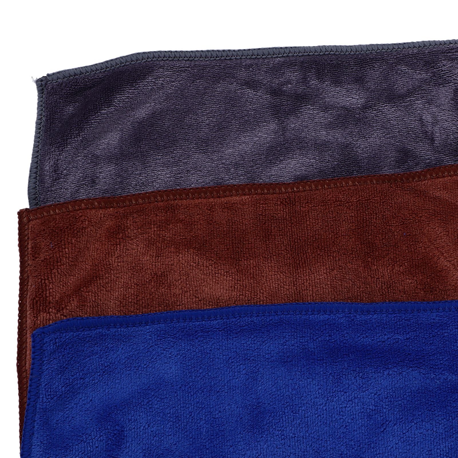 3Pcs Multifunctional Microfiber Car Towels Super Absorben Car Wash Drying view 15