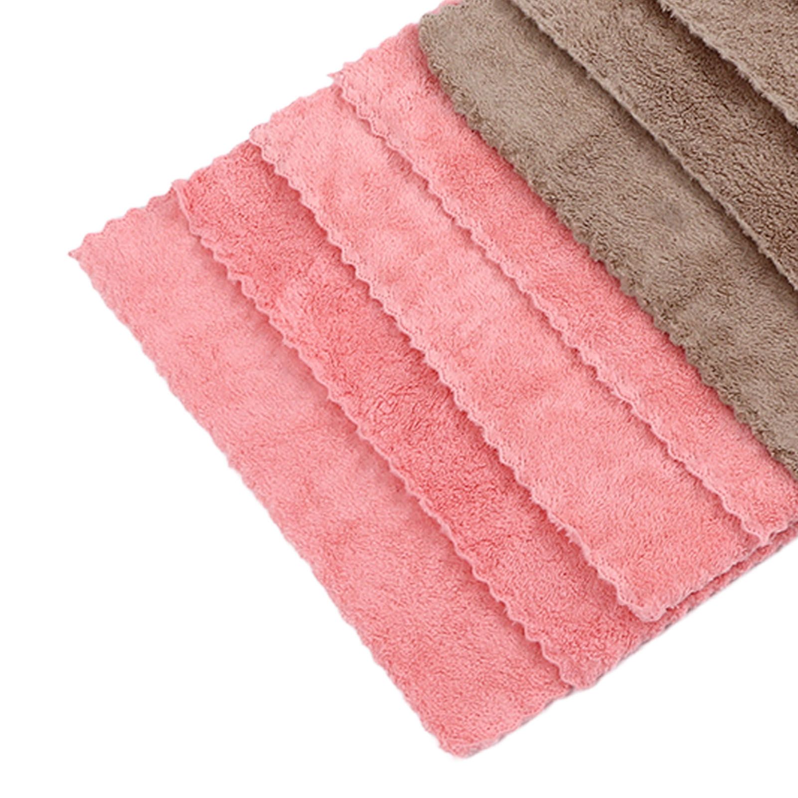 8pcs/set Super Absorbent Microfiber Kitchen Dish Cloth Anti Sticking Oil view 15