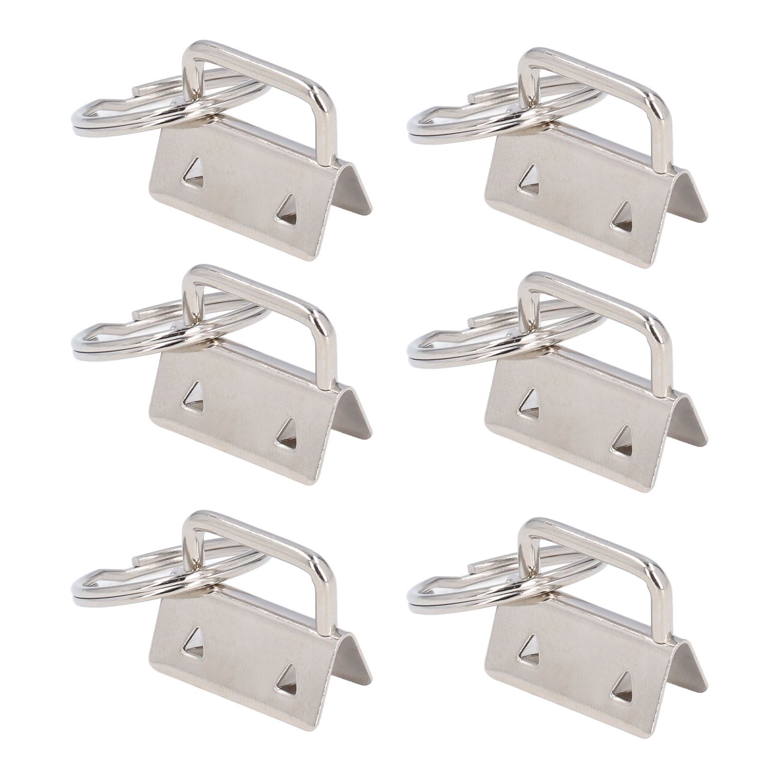 40PCS Key Fob Hardware DIY Craft Project Fine Workmanship High Hardness Iron view 6