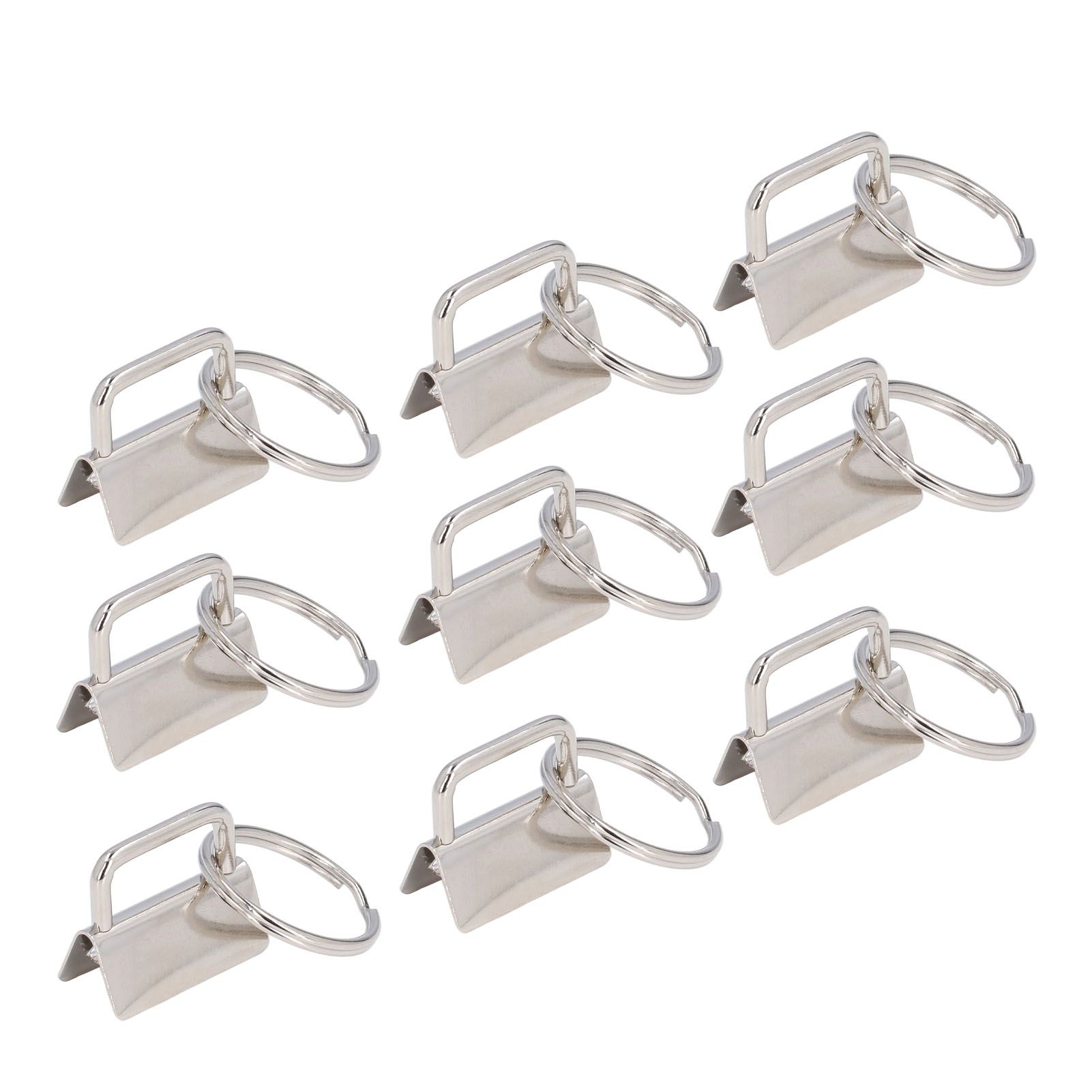 40PCS Key Fob Hardware DIY Craft Project Fine Workmanship High Hardness Iron view 7