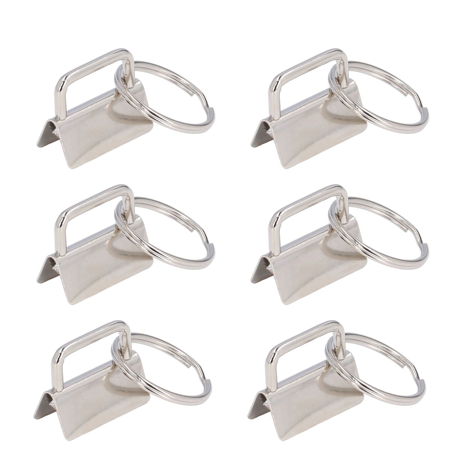 40PCS Key Fob Hardware DIY Craft Project Fine Workmanship High Hardness Iron view 8