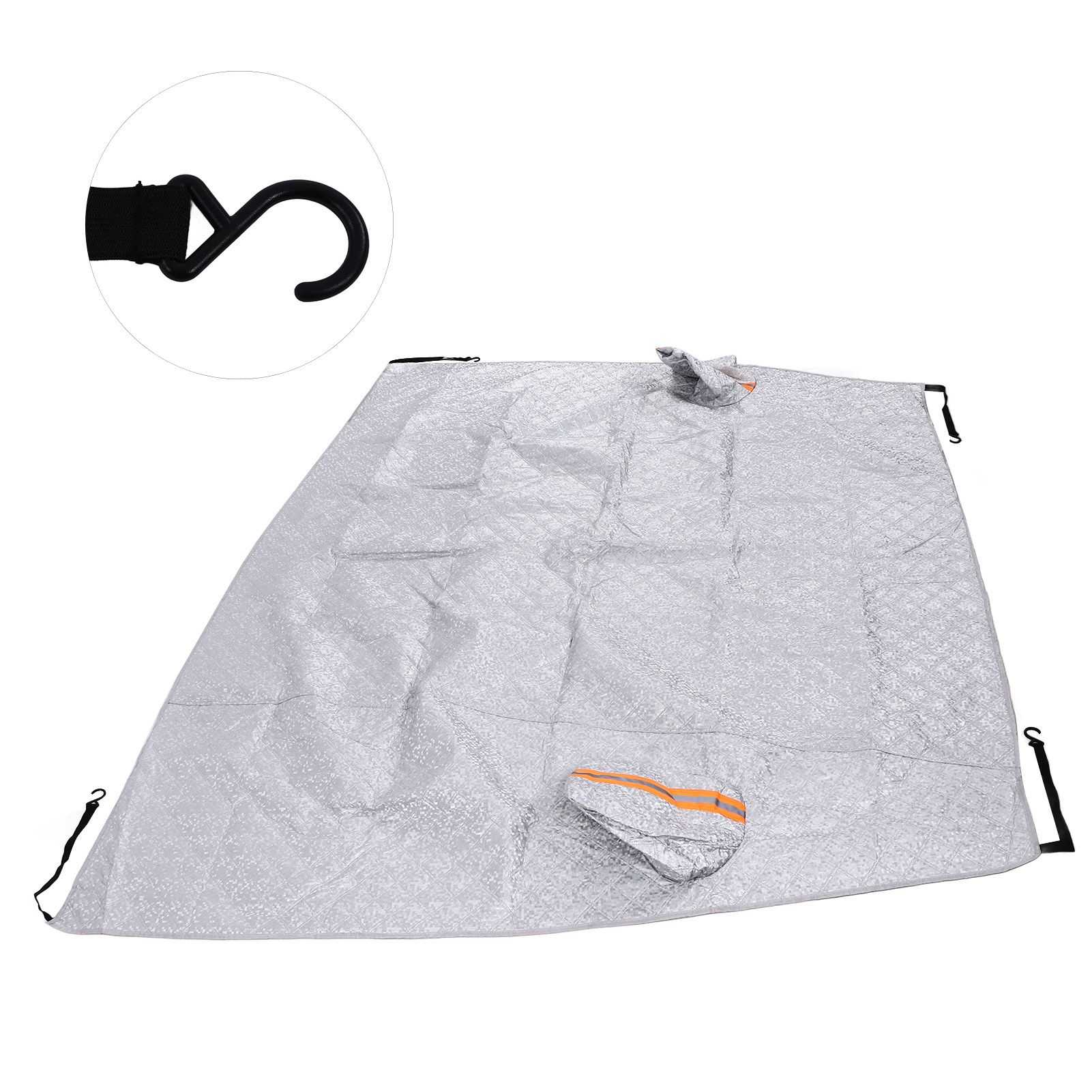197x217cm Universal Windshield Snow Cover with Reflective Strip Car Rain Proof view 9